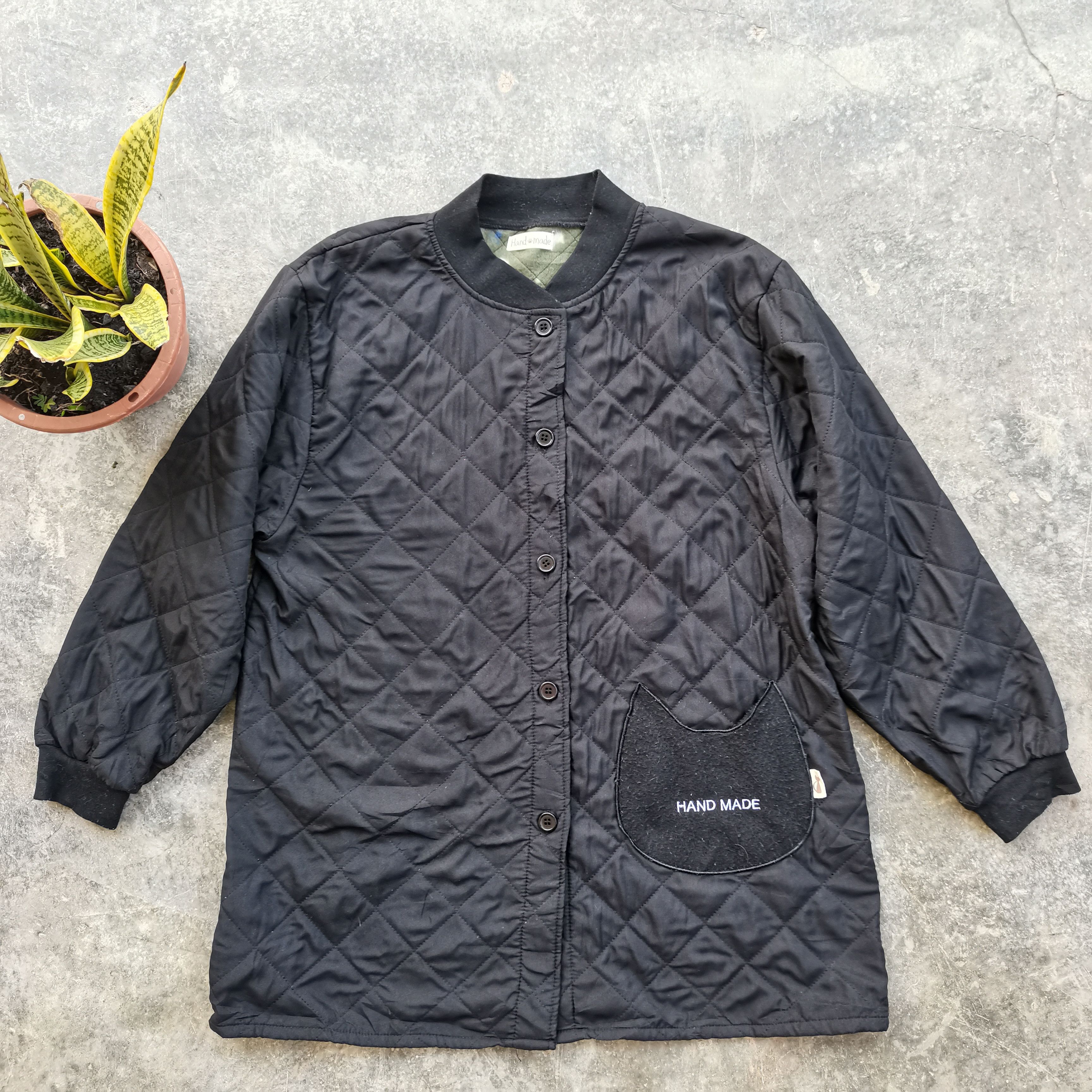 Handmade × Japanese Brand × Vintage Archive🔥 HAND MADE Quilt knitted Jacket Size US M / EU 48-50 / 2 - 1 Thumbnail