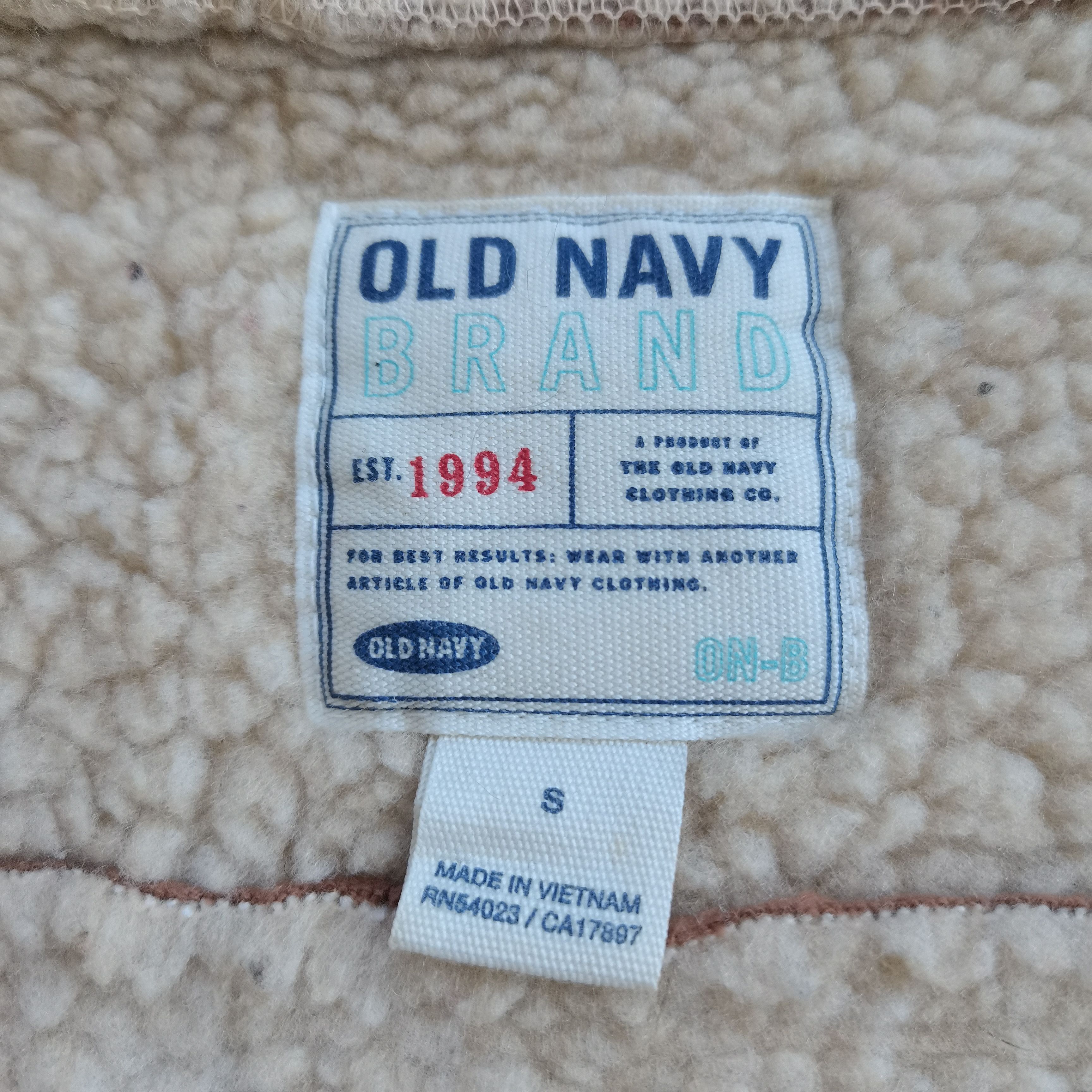 Japanese Brand × Old Navy Archive💥 Old Navy Sherpa Fleece Hoodie Jacket Size S / US 4 / IT 40 - 11 Thumbnail