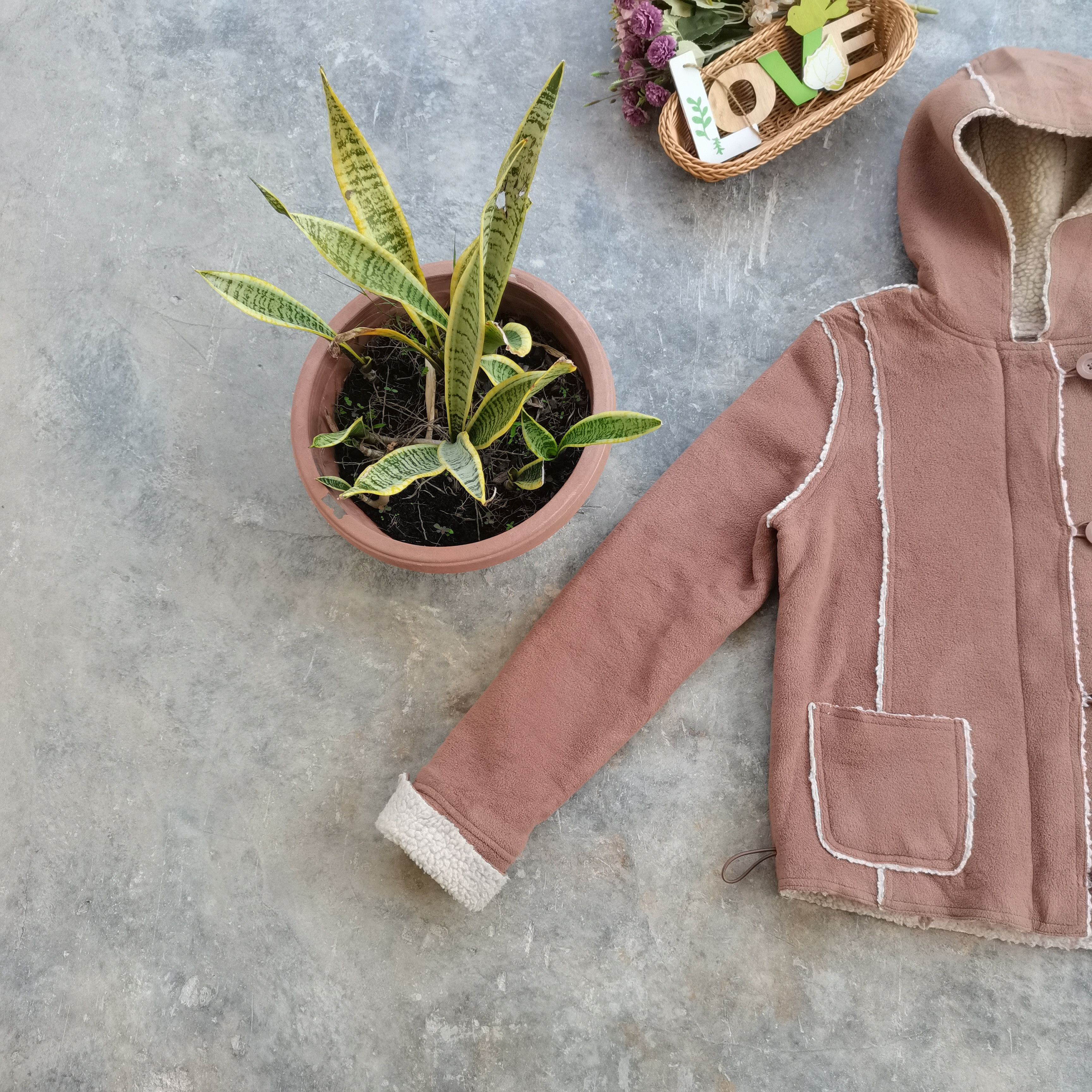 Japanese Brand × Old Navy Archive💥 Old Navy Sherpa Fleece Hoodie Jacket Size S / US 4 / IT 40 - 5 Thumbnail