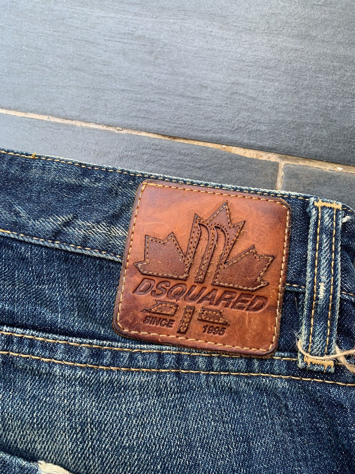 Dsquared2 DsQuared2 Distressed Denim Size US 35 - 16 Thumbnail