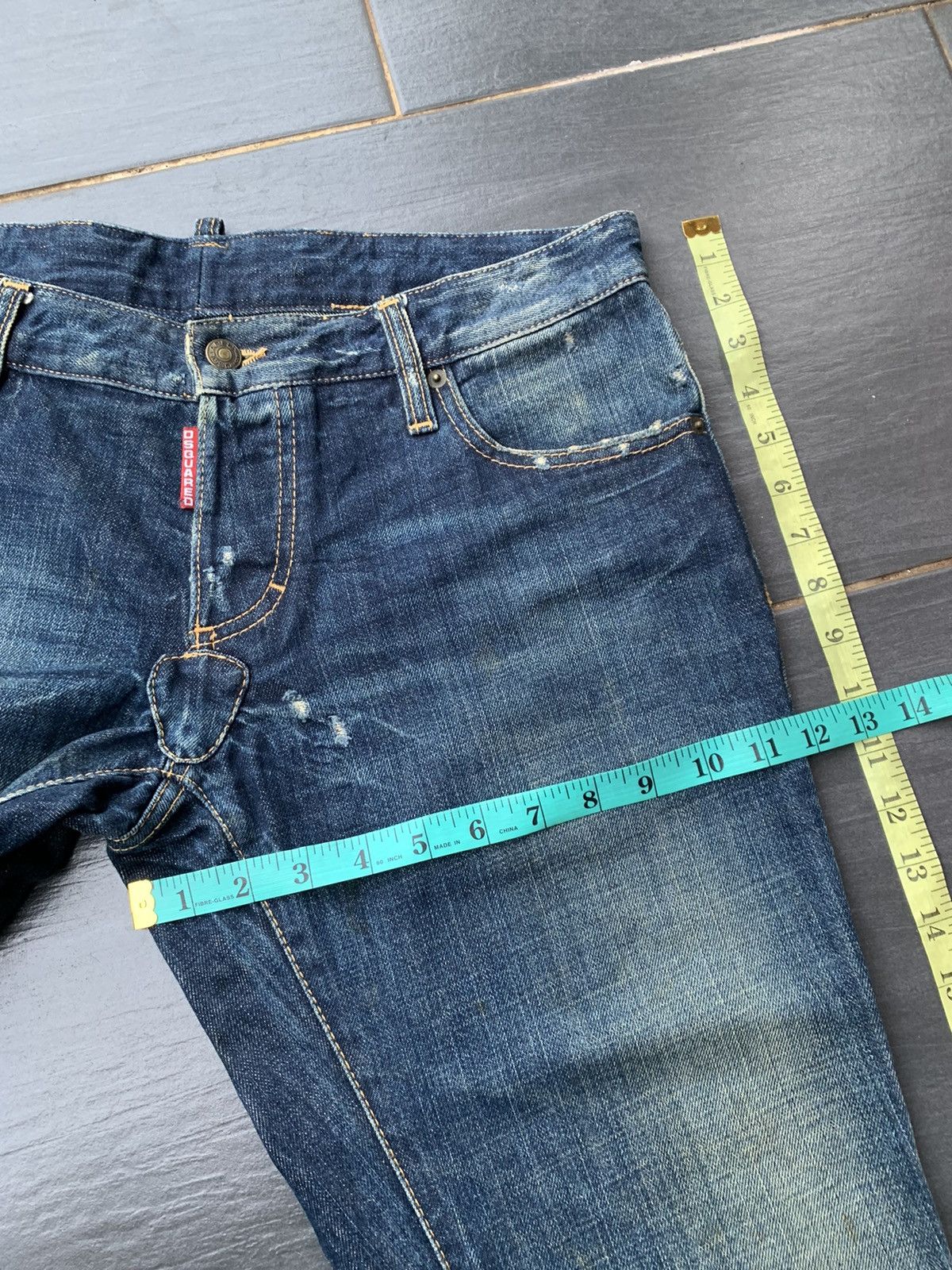 Dsquared2 DsQuared2 Distressed Denim Size US 35 - 18 Thumbnail