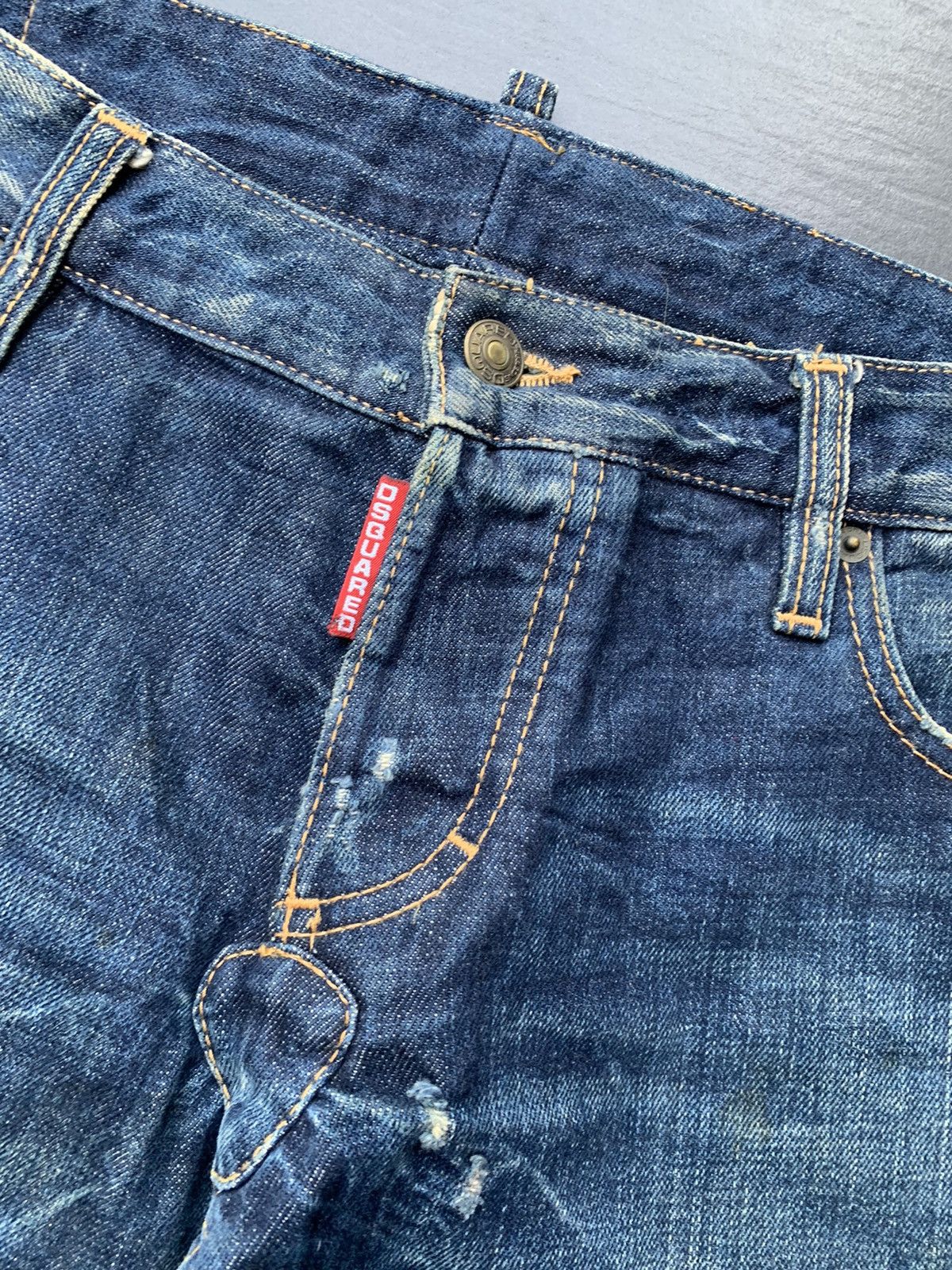 Dsquared2 DsQuared2 Distressed Denim Size US 35 - 7 Thumbnail