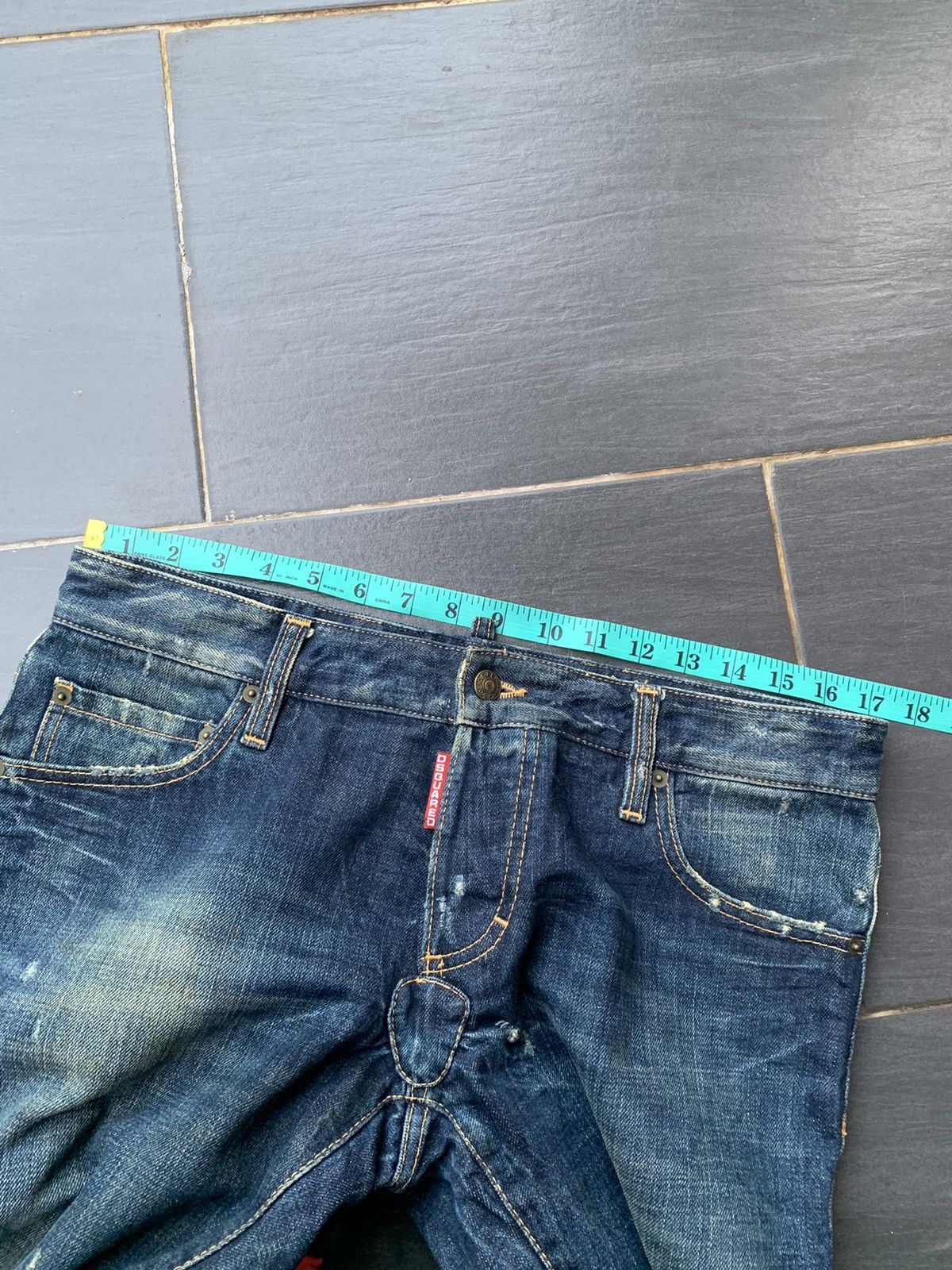 Dsquared2 DsQuared2 Distressed Denim Size US 35 - 17 Thumbnail