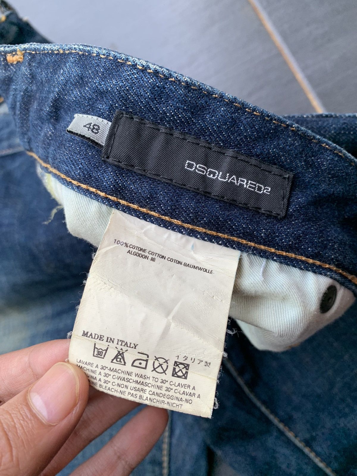Dsquared2 DsQuared2 Distressed Denim Size US 35 - 9 Thumbnail