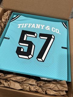 Tiffany & Co. x NFL x Mitchell & Ness Football Jersey Black/Tiffany Blue -  SS23 Men's - US