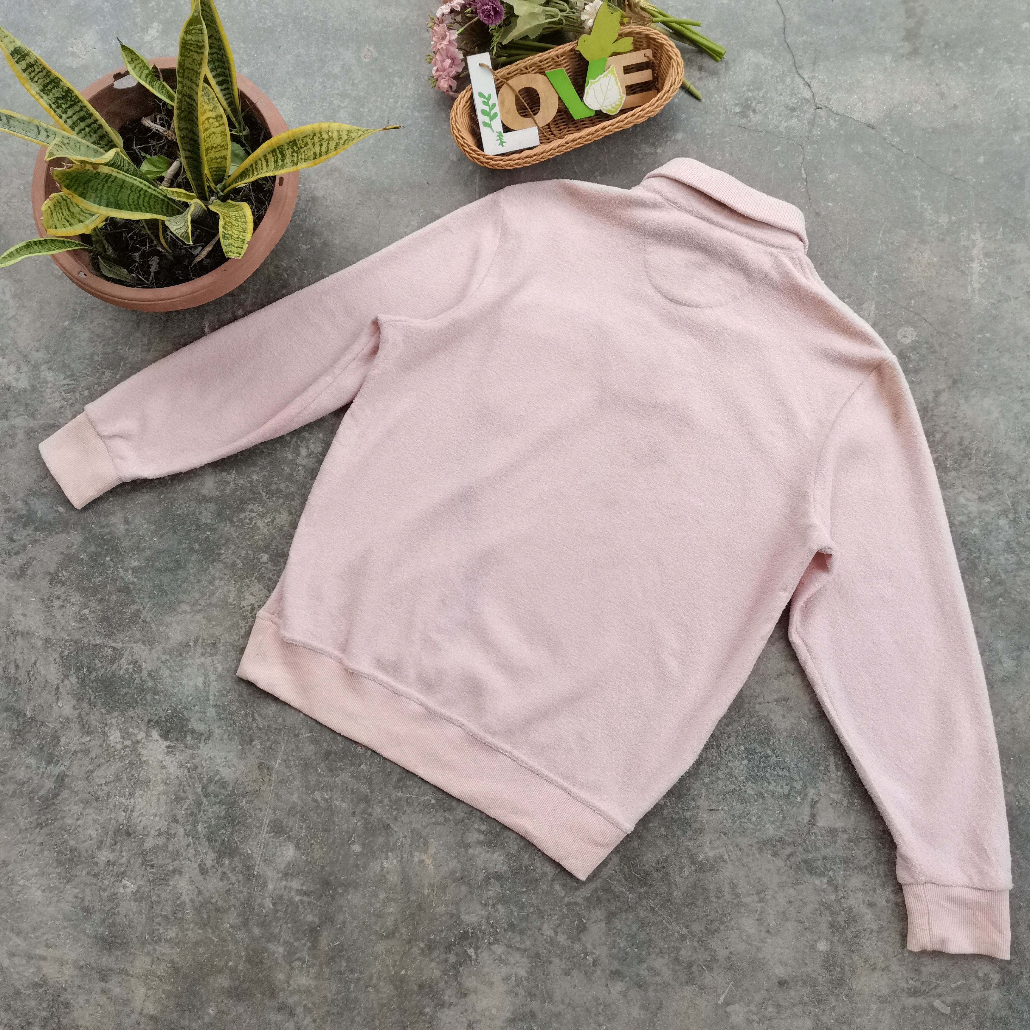 Michiko Koshino London × Vintage Nice💥 Michiko London Jeans Half Zipper Fleece Sweatshirt Size US L / EU 52-54 / 3 - 5 Thumbnail