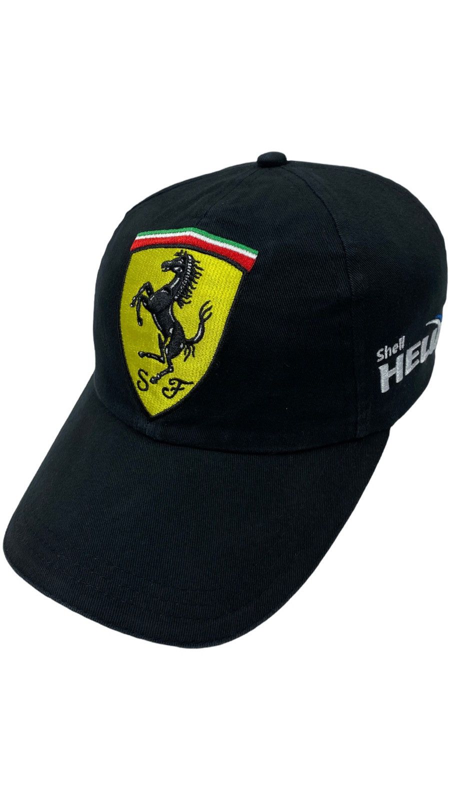 vintage-lastdrop-8-scuderia-shell-helix-black-cap-hat-rare-grailed