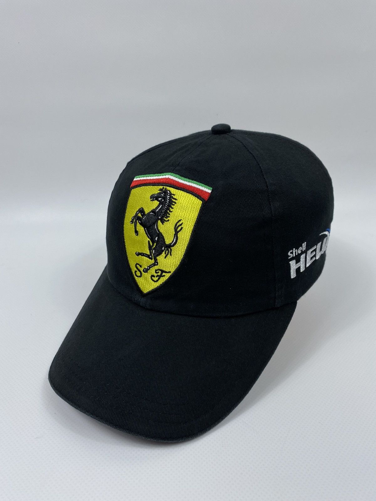 Ferrari 🔥LASTDROP🔥#8 Scuderia Shell Helix Black Cap Hat Rare Size ONE SIZE - 3 Thumbnail