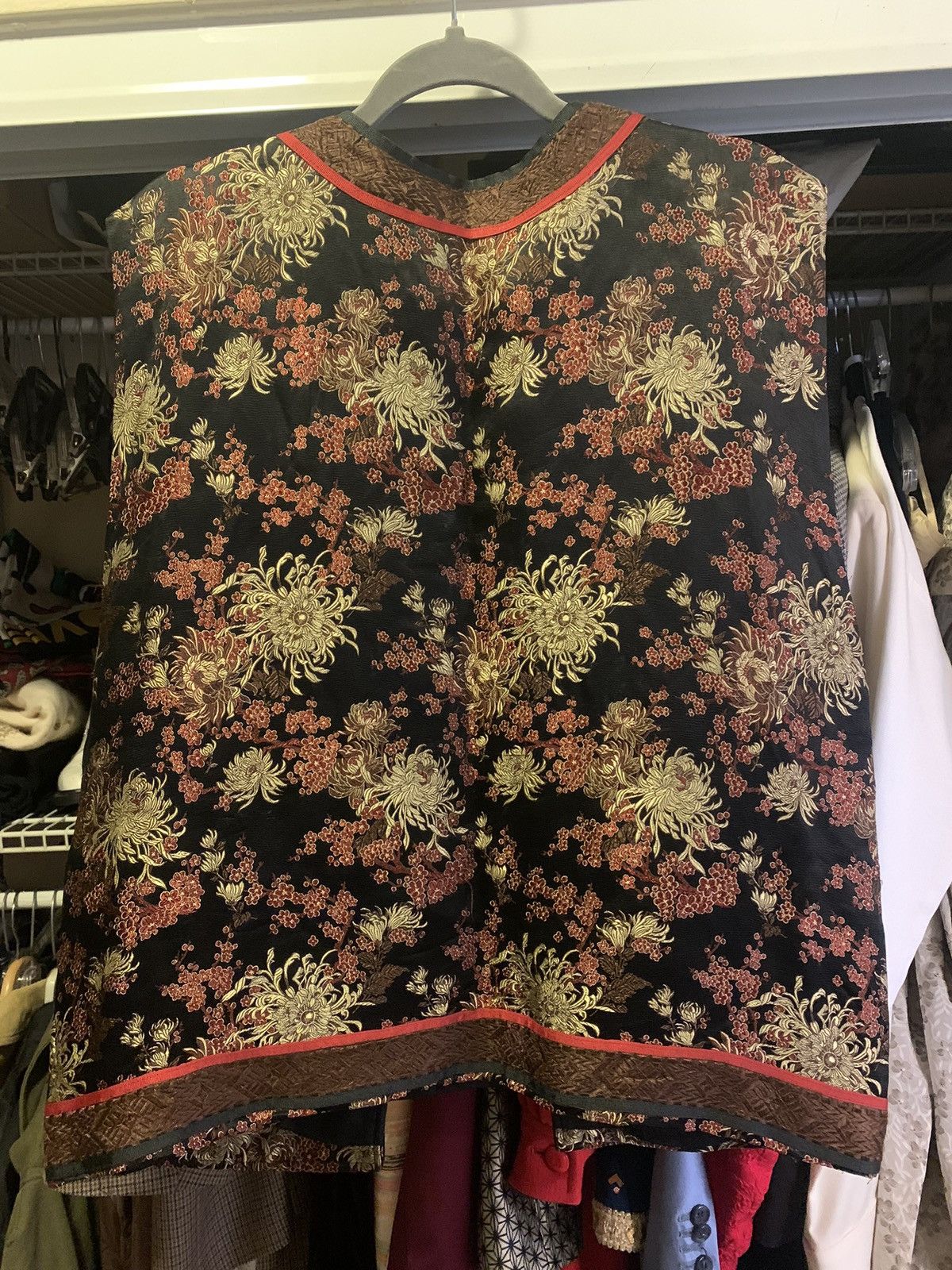 Designer × Vintage BILL WHITTEN 1970’s silk floral jacquard vest Size US L / EU 52-54 / 3 - 4 Thumbnail