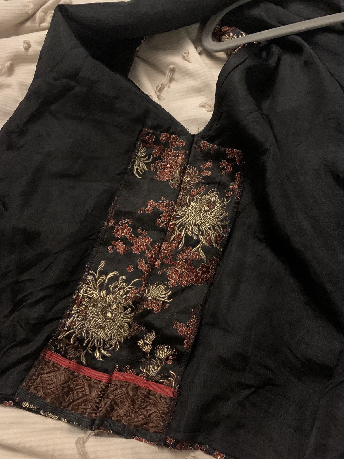 Designer × Vintage BILL WHITTEN 1970’s silk floral jacquard vest Size US L / EU 52-54 / 3 - 5 Thumbnail