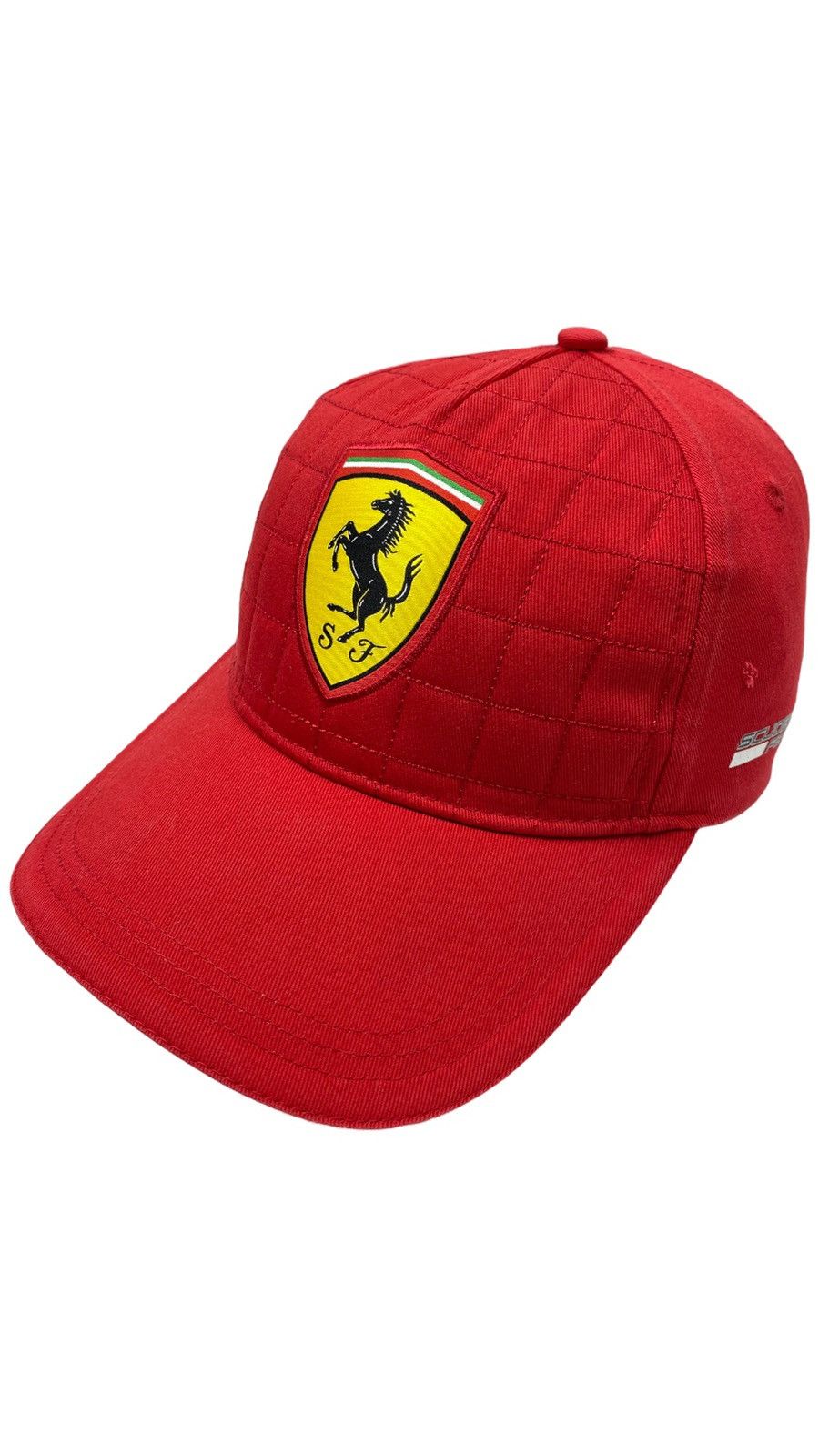 Ferrari 🔥LASTDROP🔥#15 Scuderia Italian Flag Quilted Hat Cap Size ONE SIZE - 1 Thumbnail