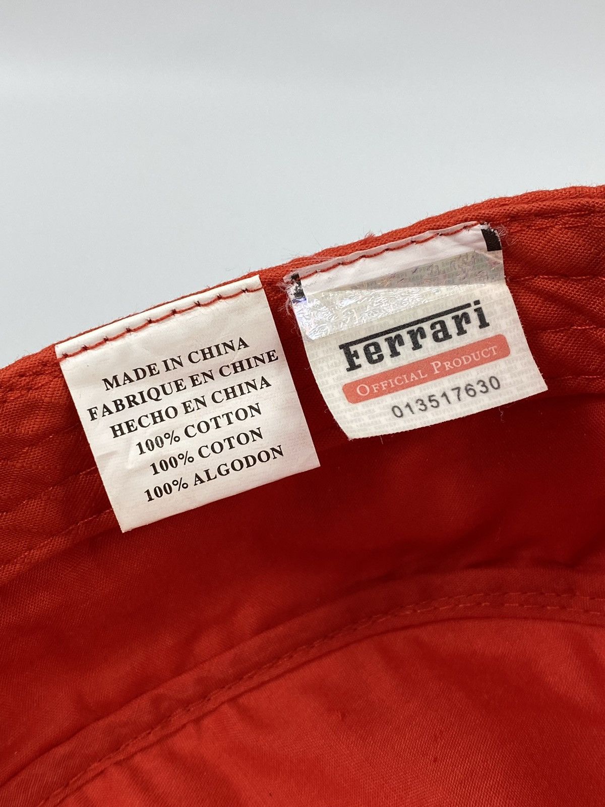 Ferrari 🔥LASTDROP🔥#42 Gear V8 Powered Red Authentic Hat Cap Size ONE SIZE - 11 Thumbnail