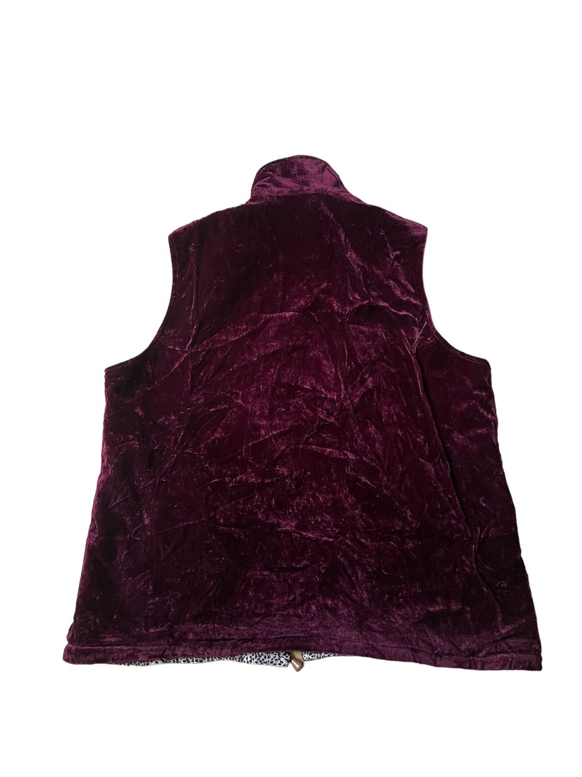 Japanese Brand Japanese Brand Velvet Leopard Style Reversible Vest Size M / US 6-8 / IT 42-44 - 7 Thumbnail