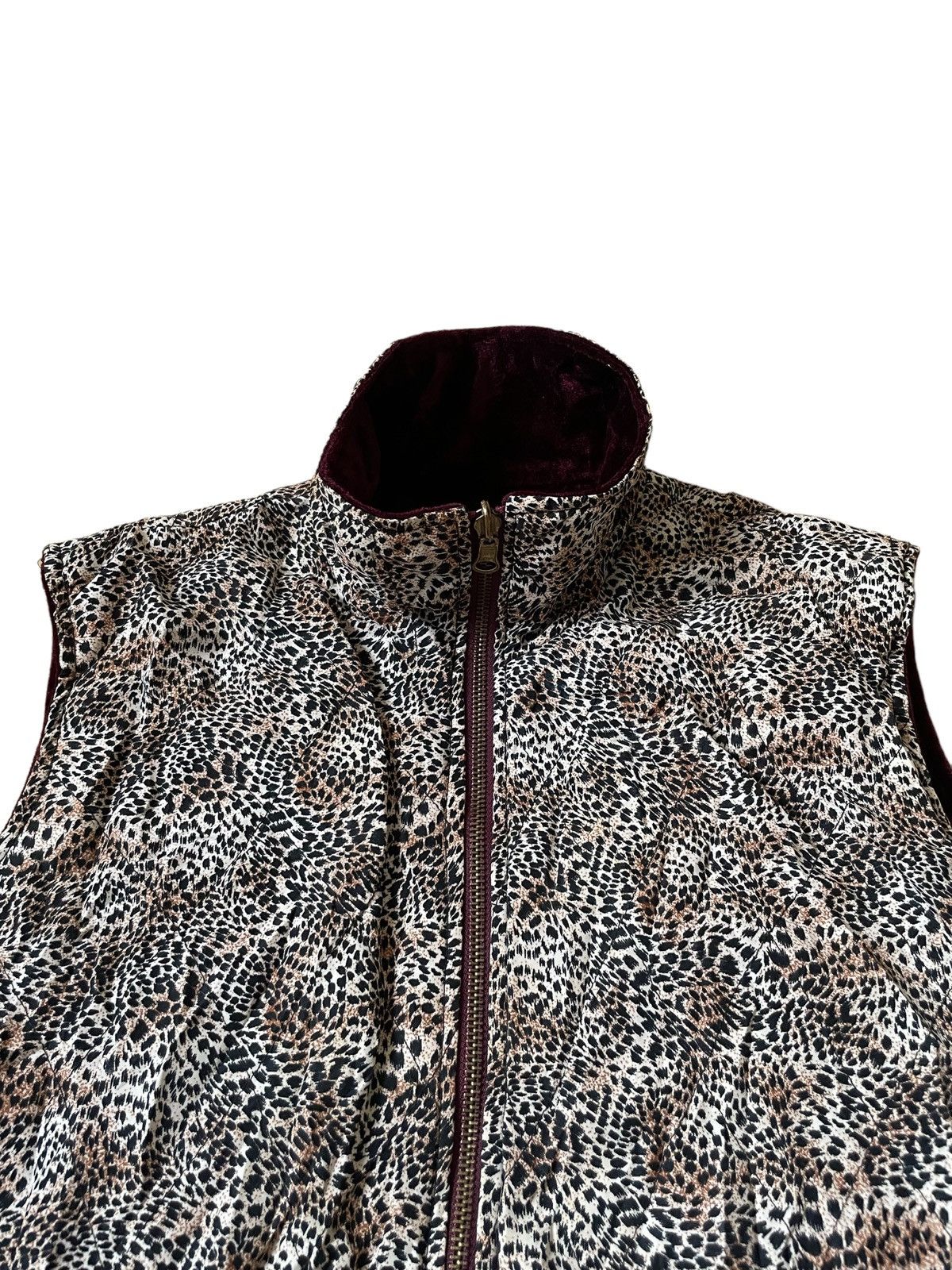 Japanese Brand Japanese Brand Velvet Leopard Style Reversible Vest Size M / US 6-8 / IT 42-44 - 9 Thumbnail