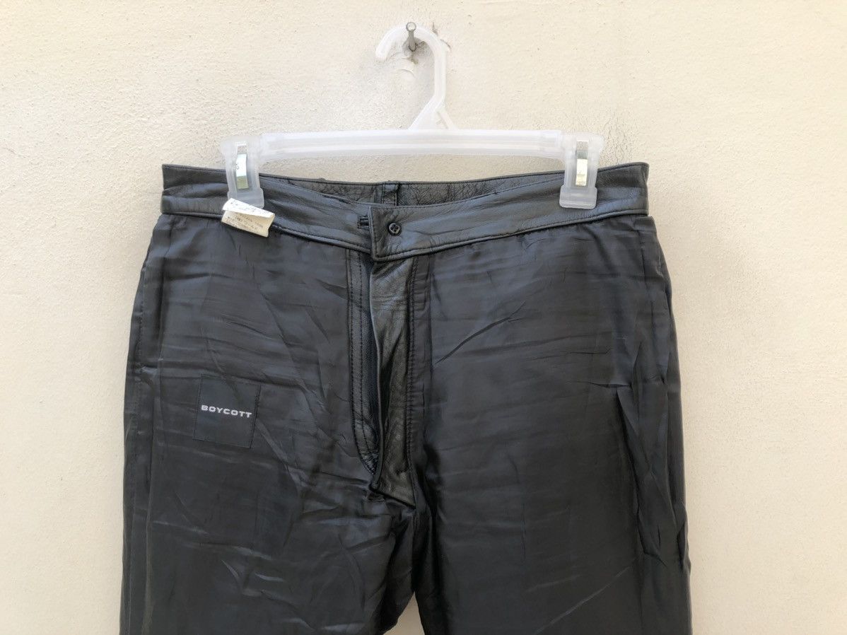 Boycott Boycott Japan Cowhide Leather Pant Size US 29 - 21 Thumbnail