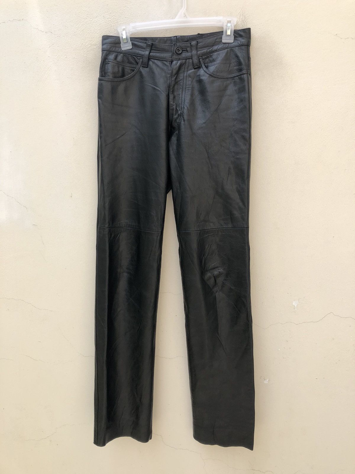 image of Boycott Japan Cowhide Leather Pant in Black, Men's (Size 29)