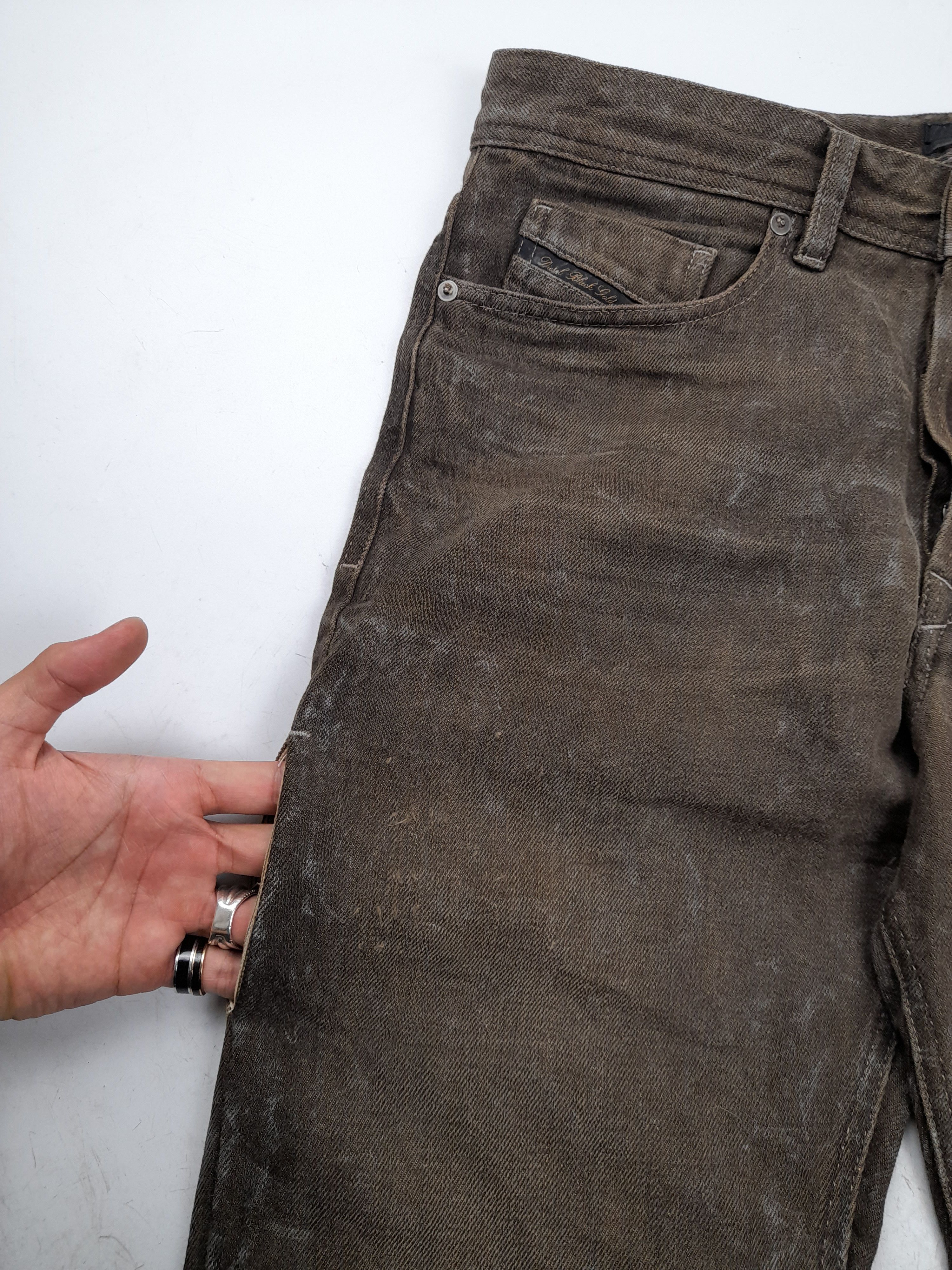 Diesel Diesel Cow Skin Denim Bottom on Visvim style Size US 32 / EU 48 - 3 Thumbnail