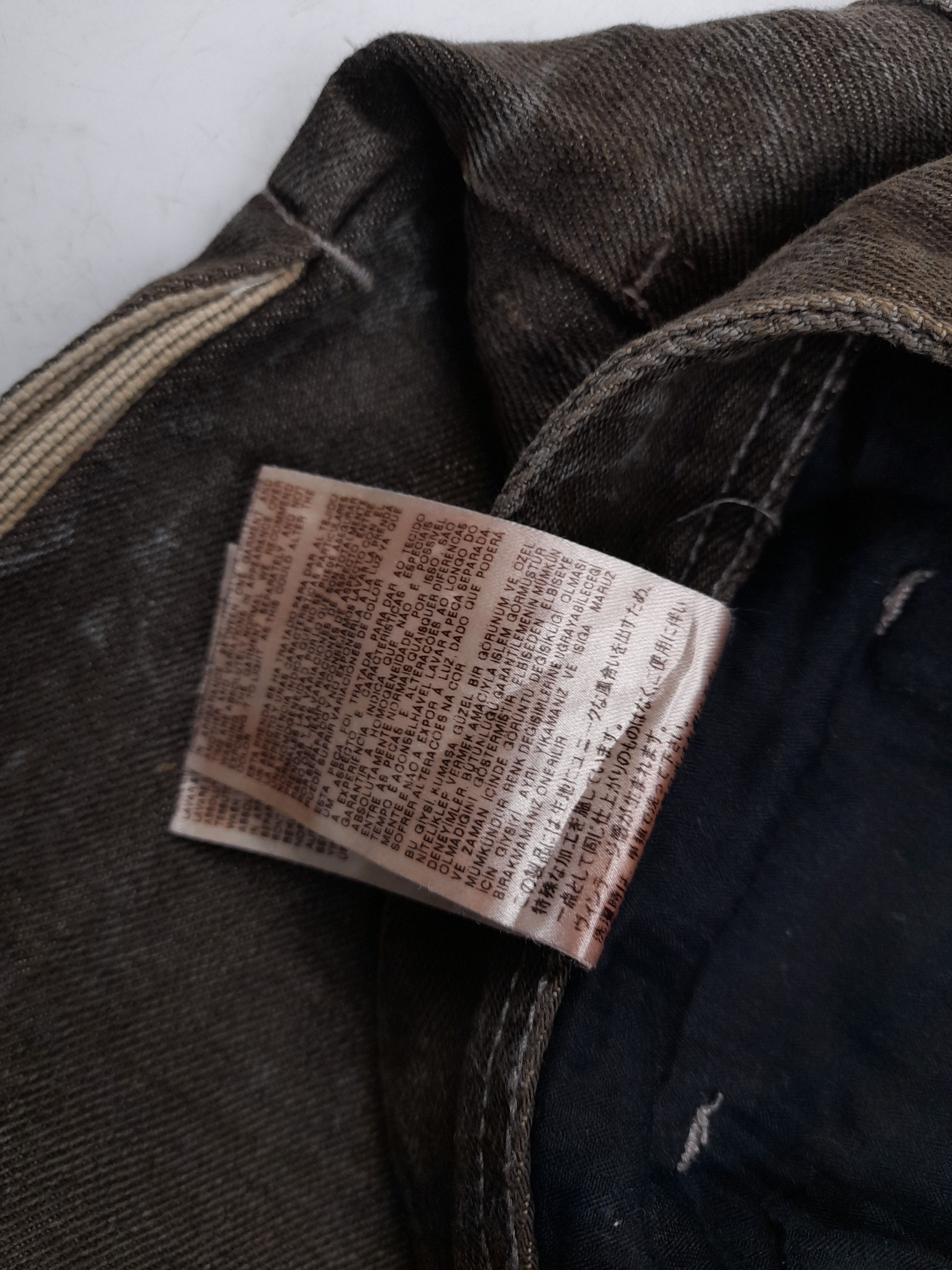 Diesel Diesel Cow Skin Denim Bottom on Visvim style Size US 32 / EU 48 - 4 Thumbnail