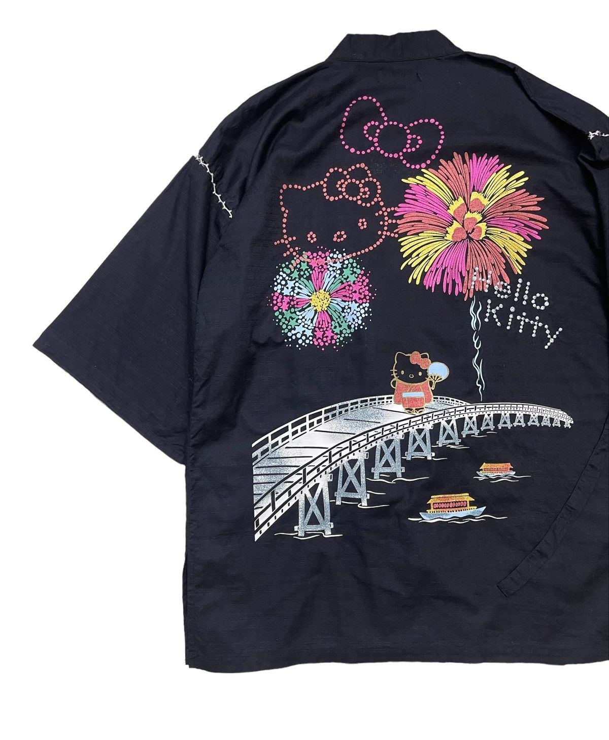 Japanese Brand Vintage Hello Kitty Sanrio Japan Kimono Size US L / EU 52-54 / 3 - 7 Thumbnail