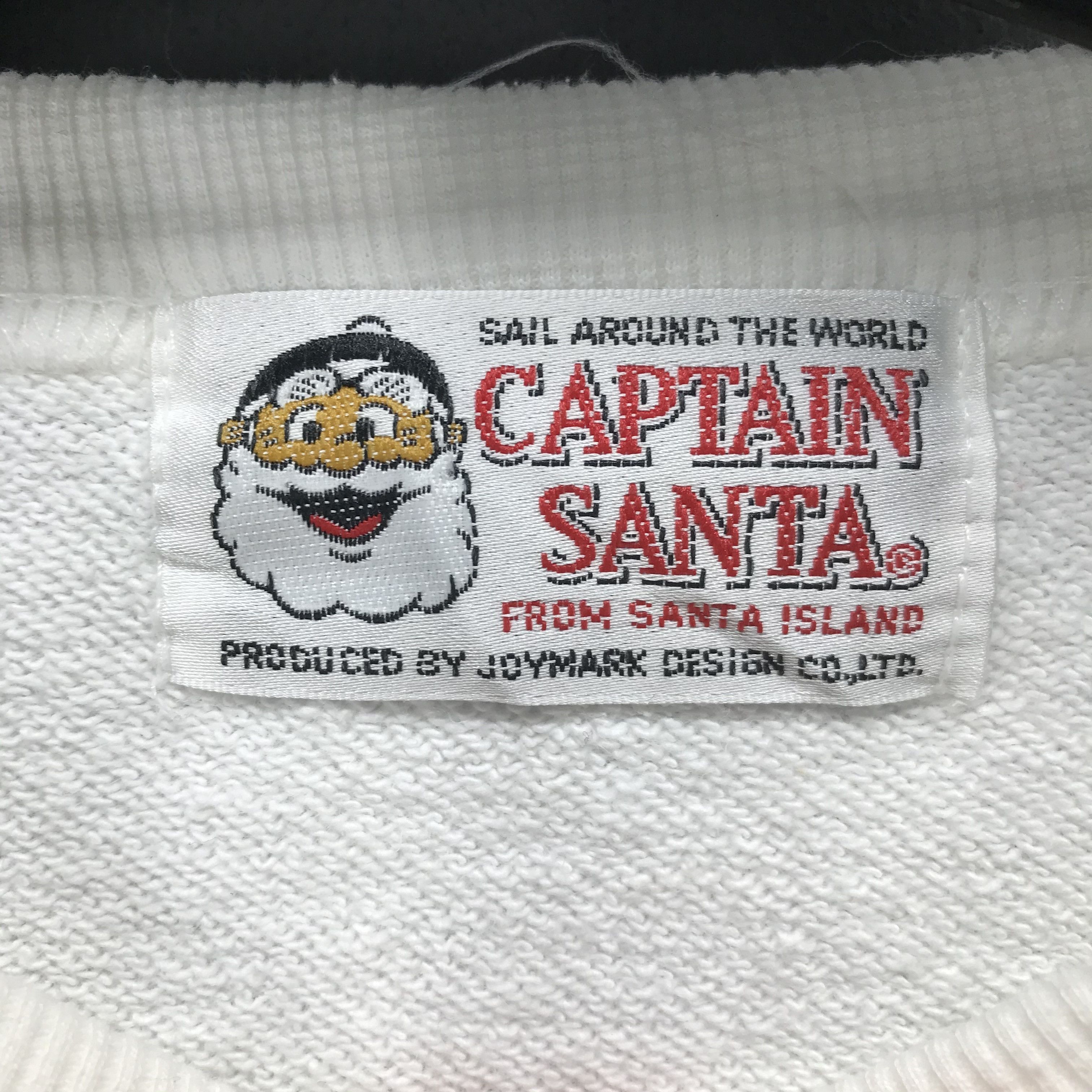 Japanese Brand Vintage 85' Captain Santa Big Logo Sweatshirt #1960-76 Size US M / EU 48-50 / 2 - 6 Thumbnail