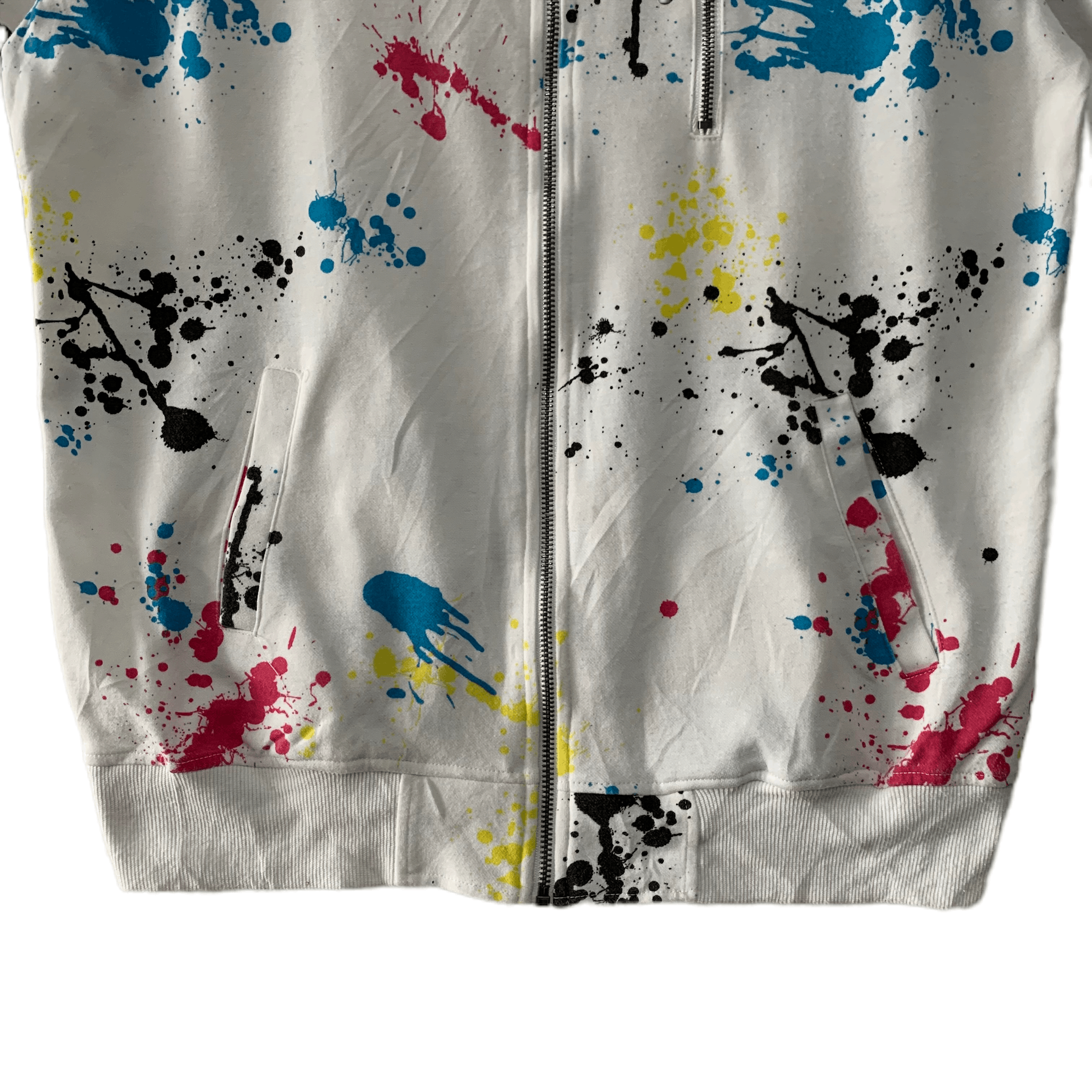 Japanese Brand Dandy Jack Paint Splatter SS Sweater Jacket #3652-79 Size US L / EU 52-54 / 3 - 5 Thumbnail