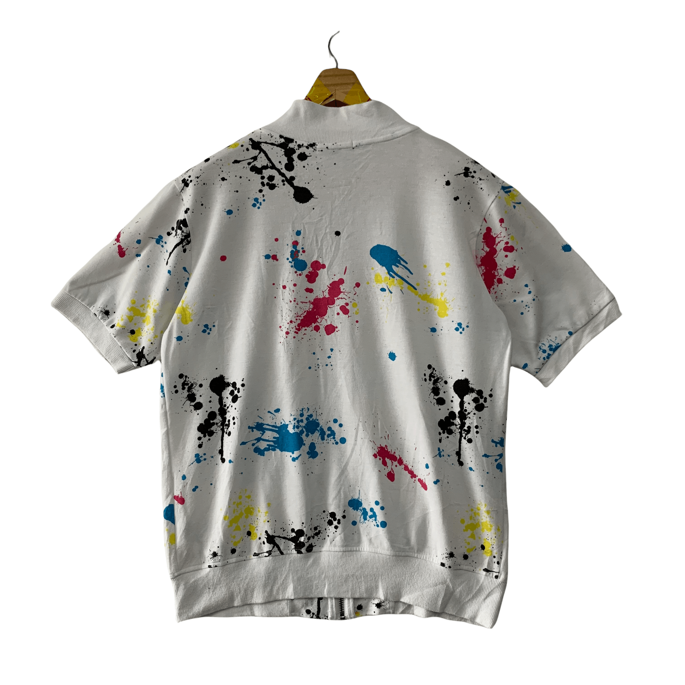 Japanese Brand Dandy Jack Paint Splatter SS Sweater Jacket #3652-79 Size US L / EU 52-54 / 3 - 8 Thumbnail