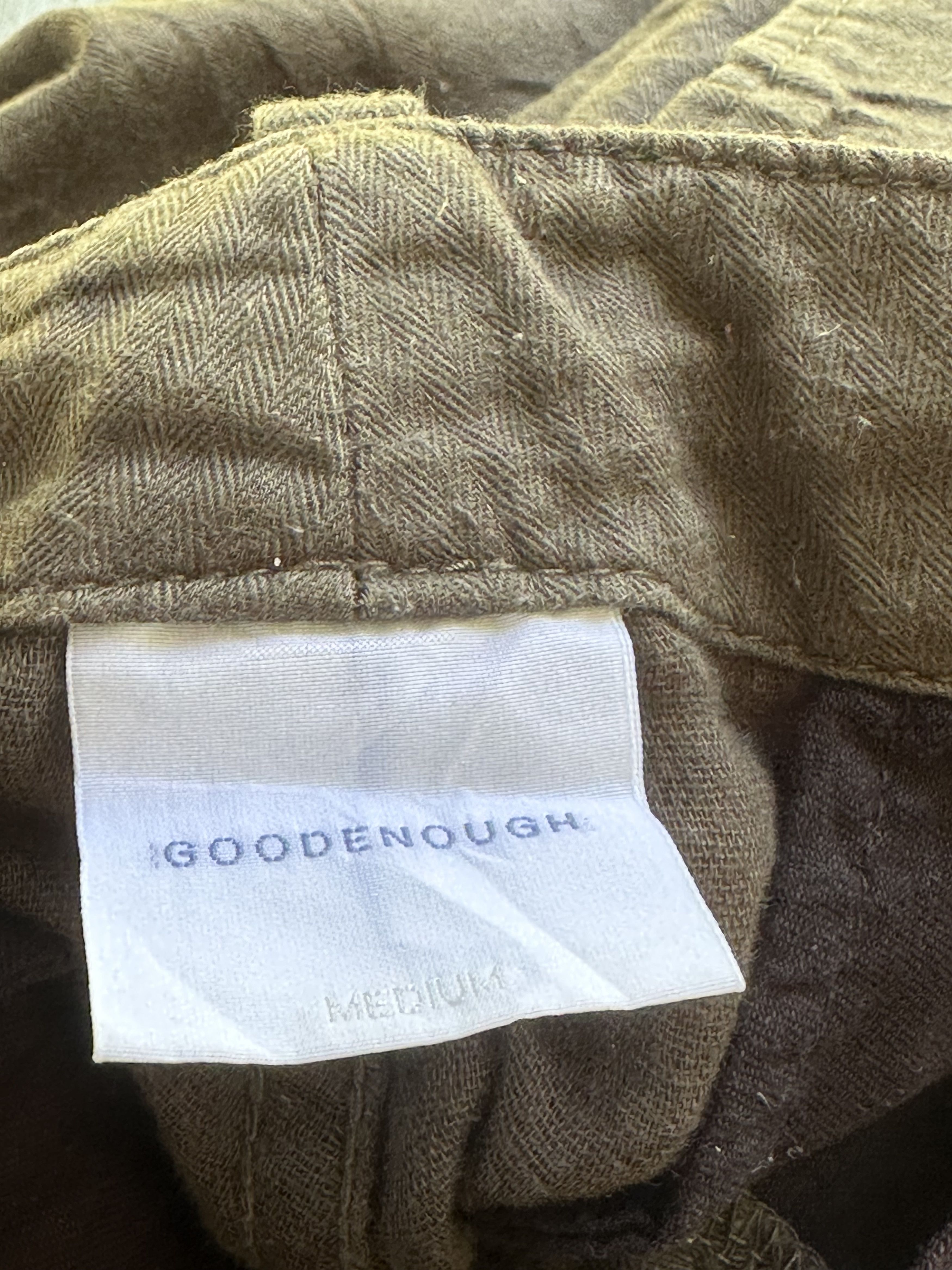 Good Enough Japanese Brand GoodEnough Oliver Green HBT Cargo Pants Size US 32 / EU 48 - 8 Thumbnail