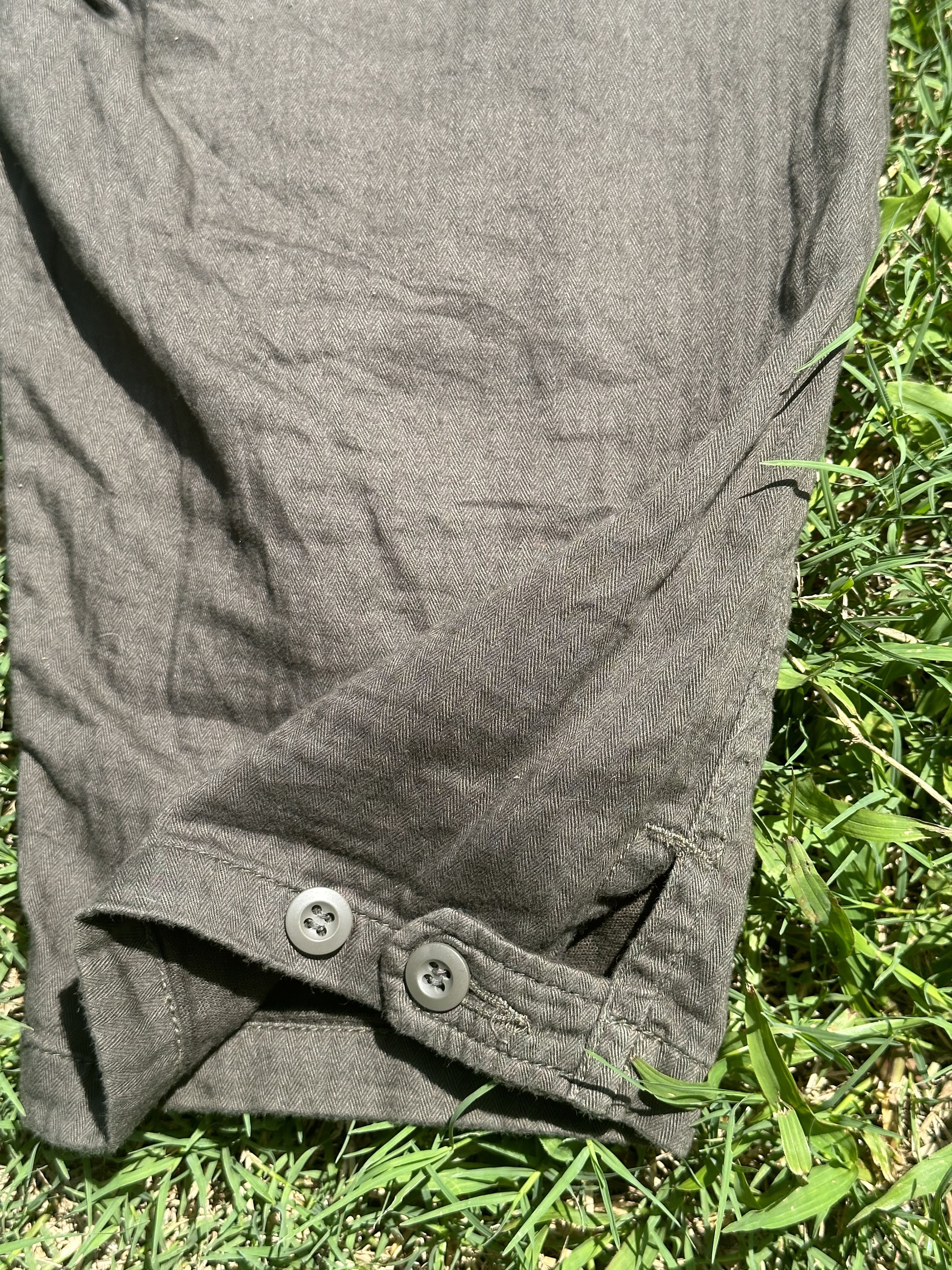 Good Enough Japanese Brand GoodEnough Oliver Green HBT Cargo Pants Size US 32 / EU 48 - 6 Thumbnail