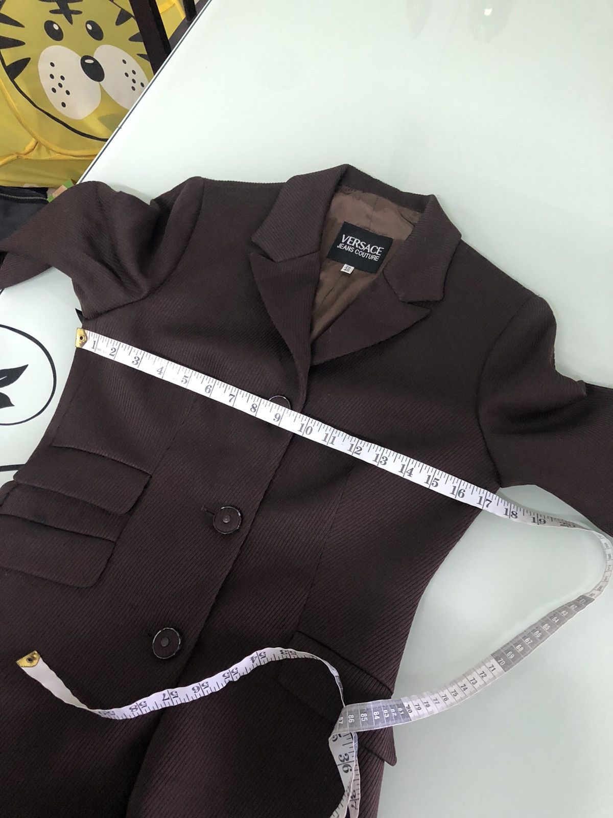 Versace Vintage Versace Jeans Couture Brown Jackets Size S / US 4 / IT 40 - 21 Thumbnail