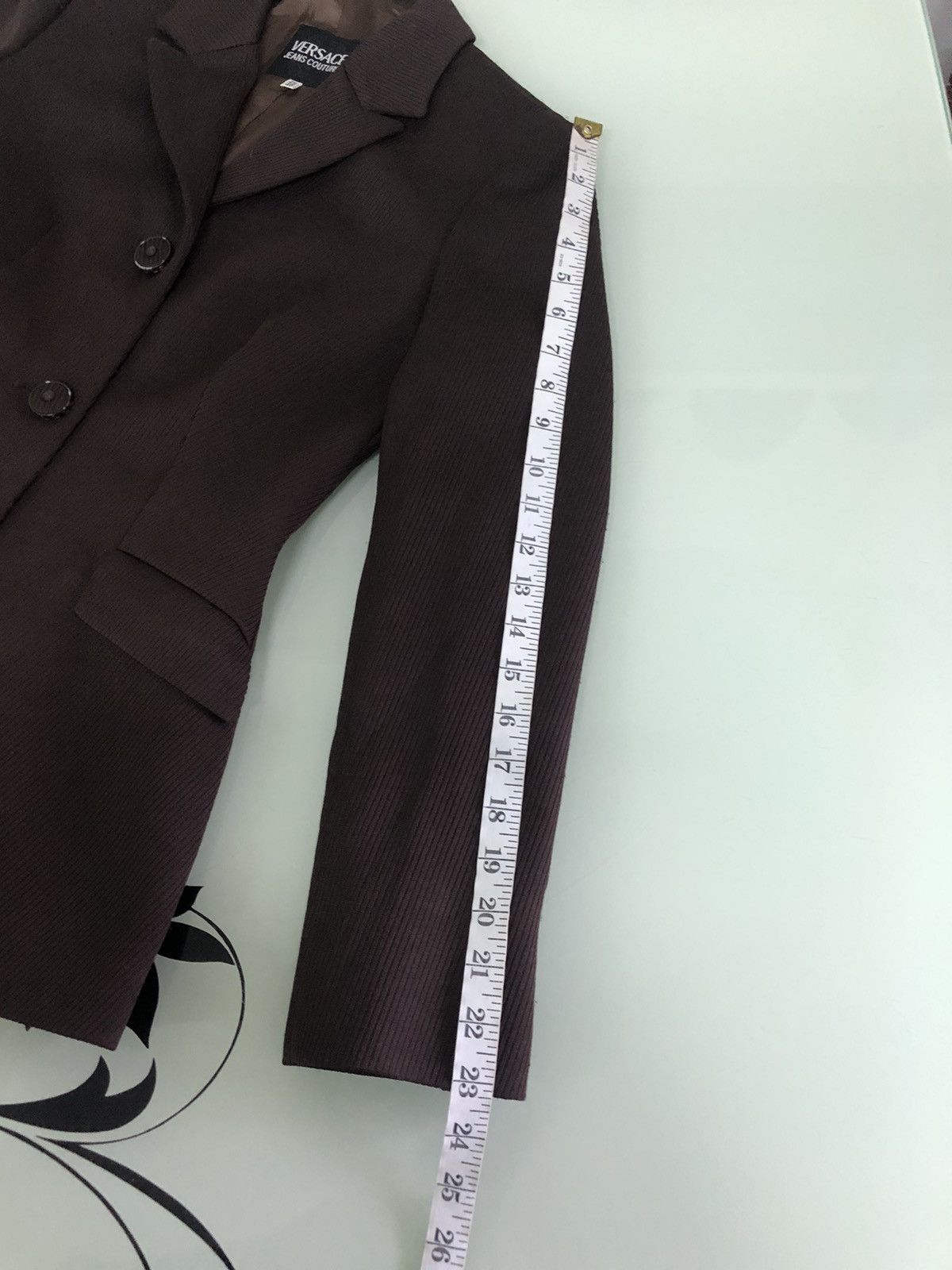 Versace Vintage Versace Jeans Couture Brown Jackets Size S / US 4 / IT 40 - 25 Thumbnail
