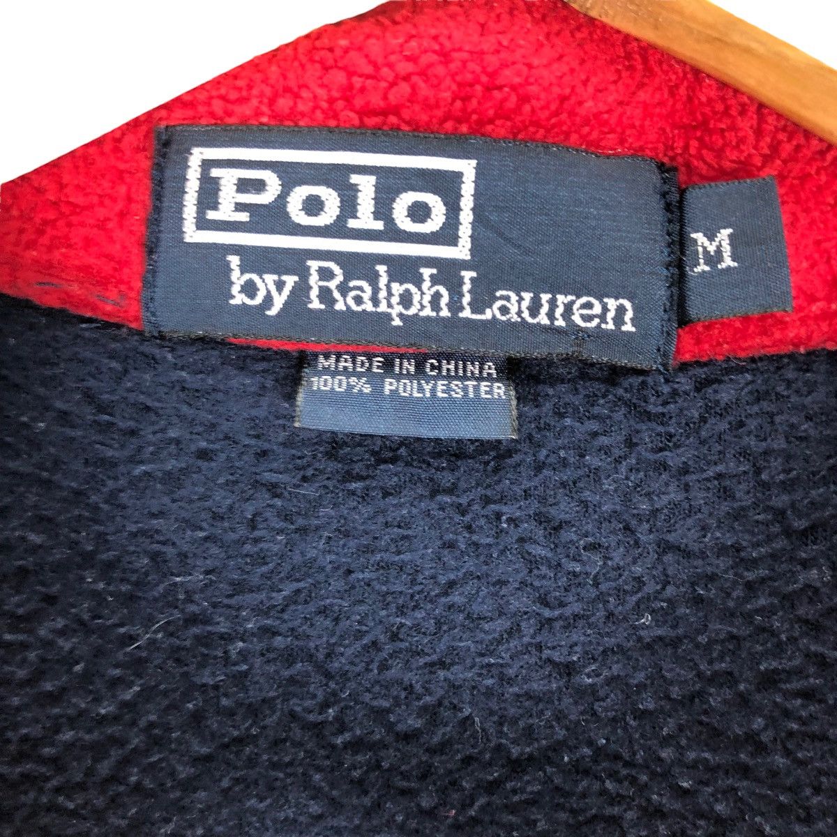 Polo Ralph Lauren 🔥Vintage Polo Ralph Lauren Tiny Pony Fleece Jacket Size US M / EU 48-50 / 2 - 3 Thumbnail