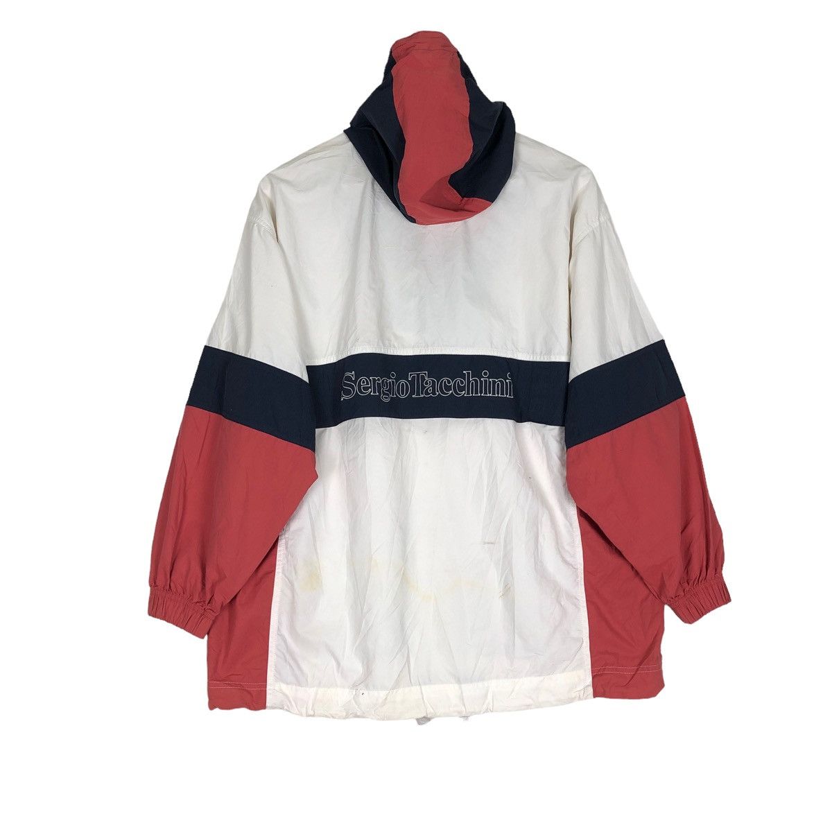 Sergio Tacchini Vintage Sergio Tacchini Anorak Hoodie Jacket Size US M / EU 48-50 / 2 - 2 Thumbnail
