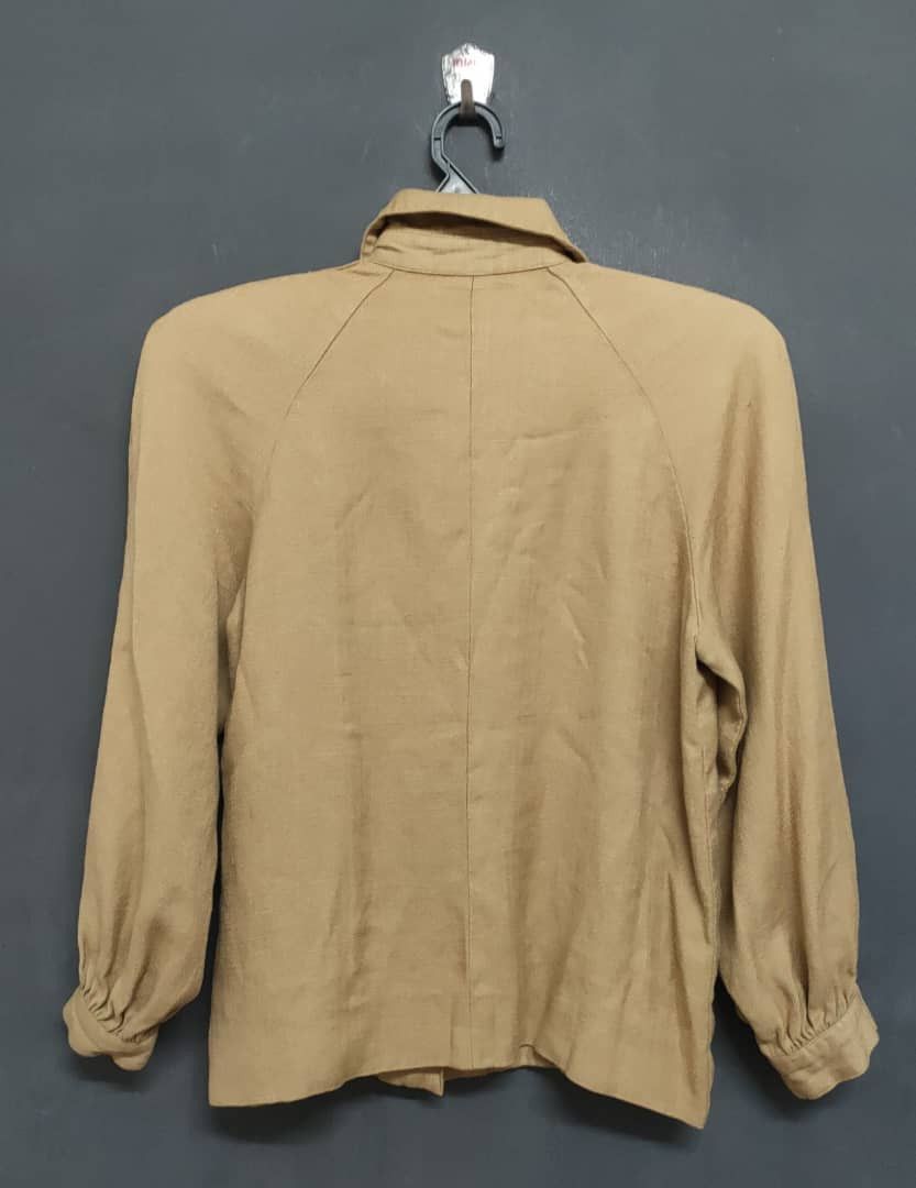 Christian Dior Monsieur Christian Dior Pret-A-Porter Button Blouse Size S / US 4 / IT 40 - 4 Thumbnail
