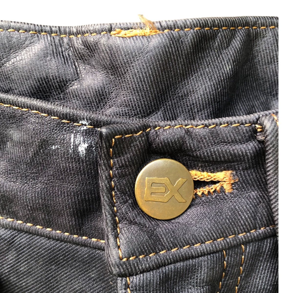 Japanese Brand JAPANESE BRAND EXPLORER JEANS LOT 6203COWHIDE LEATHER JEANS Size US 30 / EU 46 - 4 Thumbnail