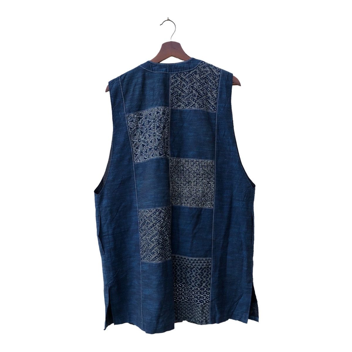 Japanese Brand RARE PATCHWORK LONG VEST INSPIRED KAPITAL Size US L / EU 52-54 / 3 - 2 Thumbnail