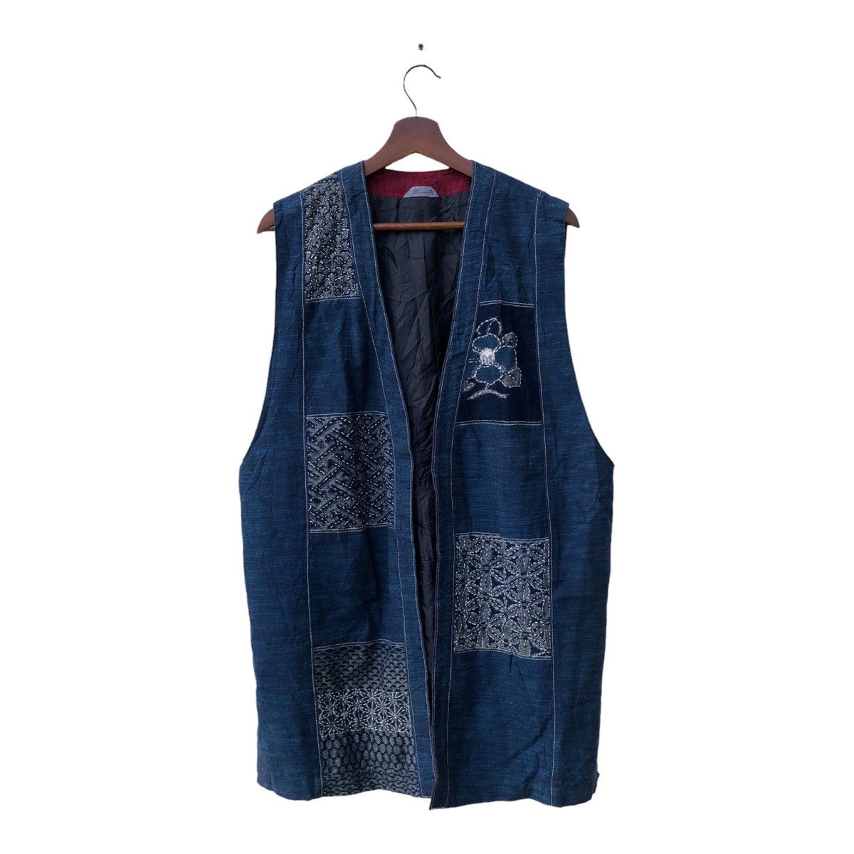 Japanese Brand RARE PATCHWORK LONG VEST INSPIRED KAPITAL Size US L / EU 52-54 / 3 - 1 Thumbnail