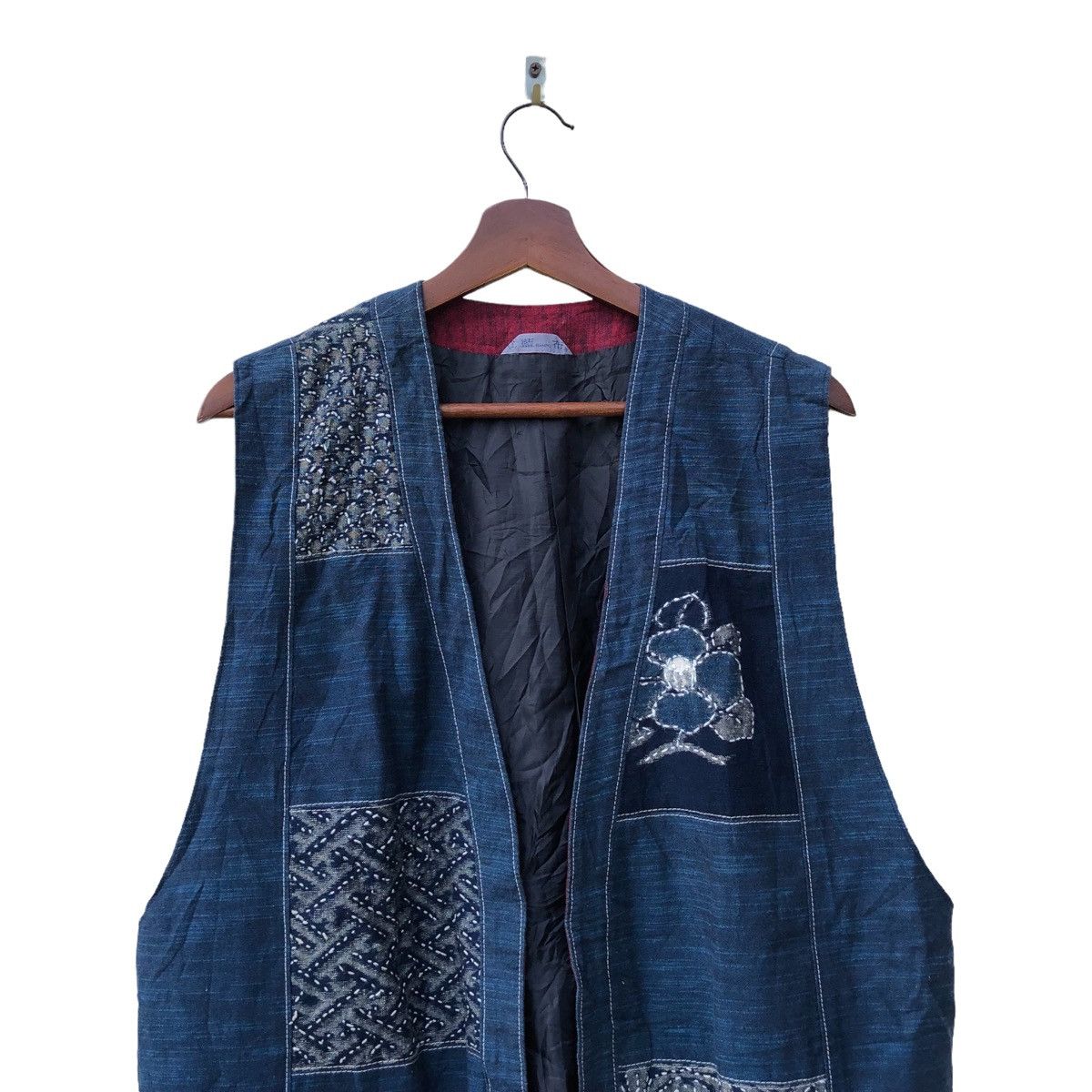 Japanese Brand RARE PATCHWORK LONG VEST INSPIRED KAPITAL Size US L / EU 52-54 / 3 - 3 Thumbnail