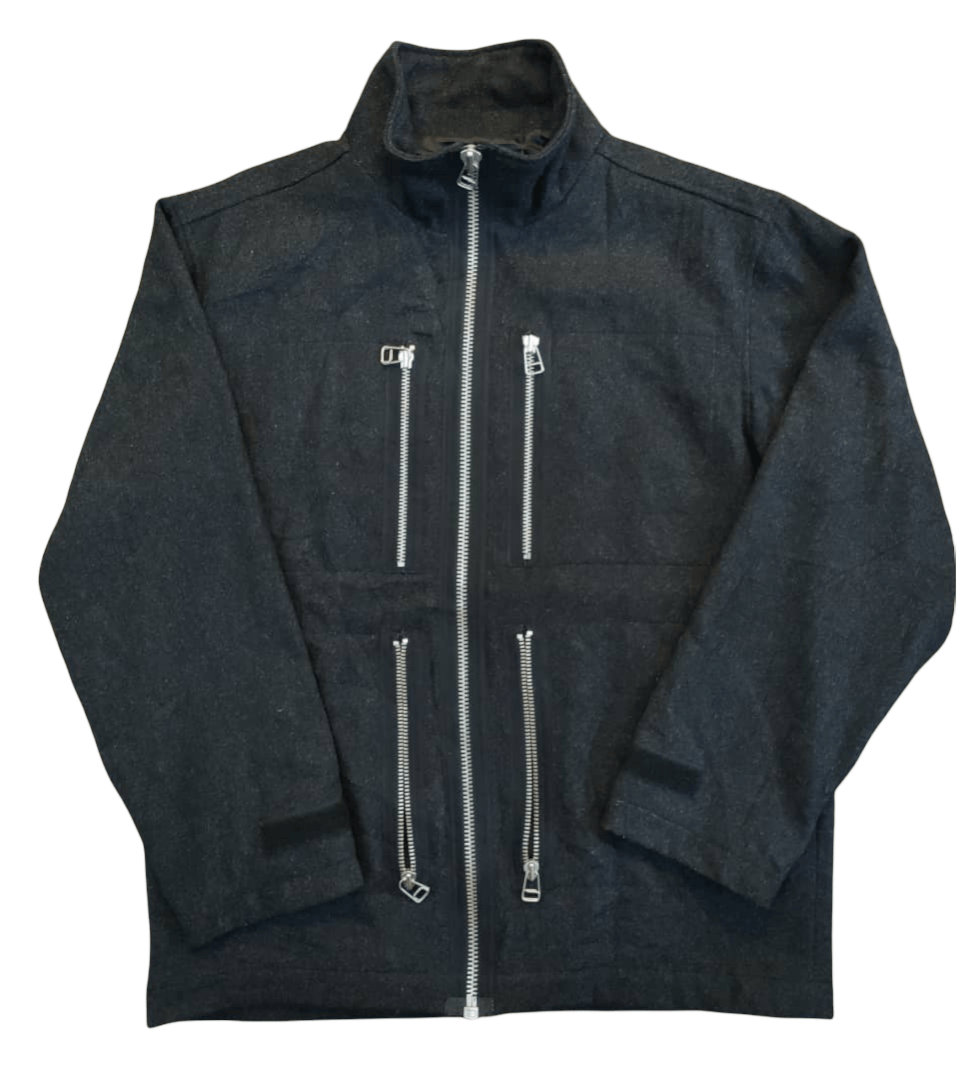 Japanese Brand Wool Multipocket Zipper JAcket Size US L / EU 52-54 / 3 - 1 Thumbnail