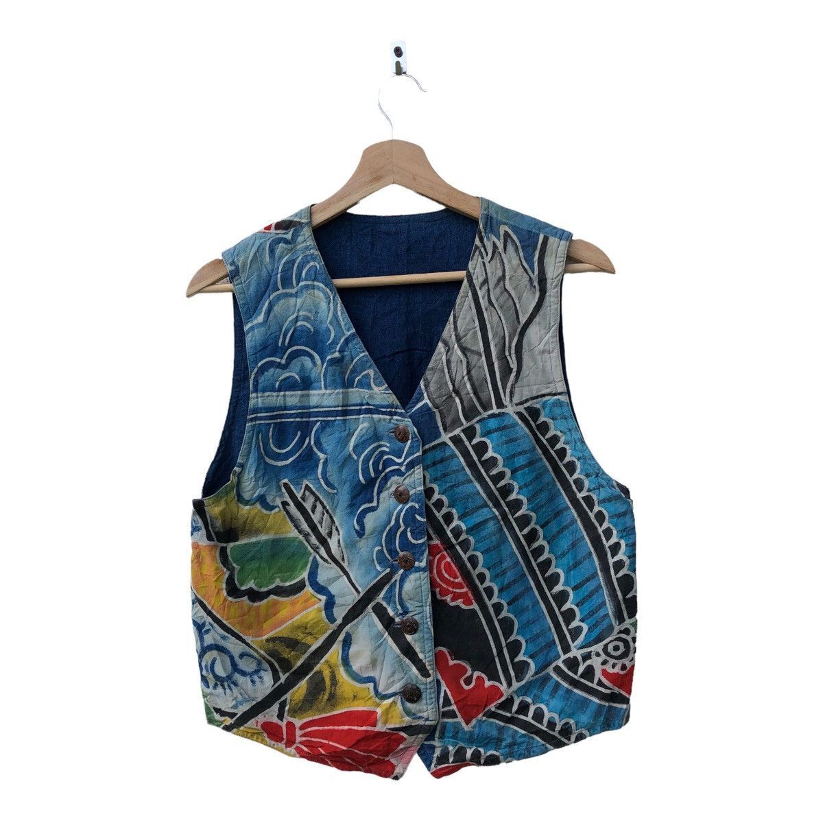 45rpm VINTAGE FULL PRINT VEST JACKET INSPIRED KAPITAL Size US M / EU 48-50 / 2 - 1 Thumbnail