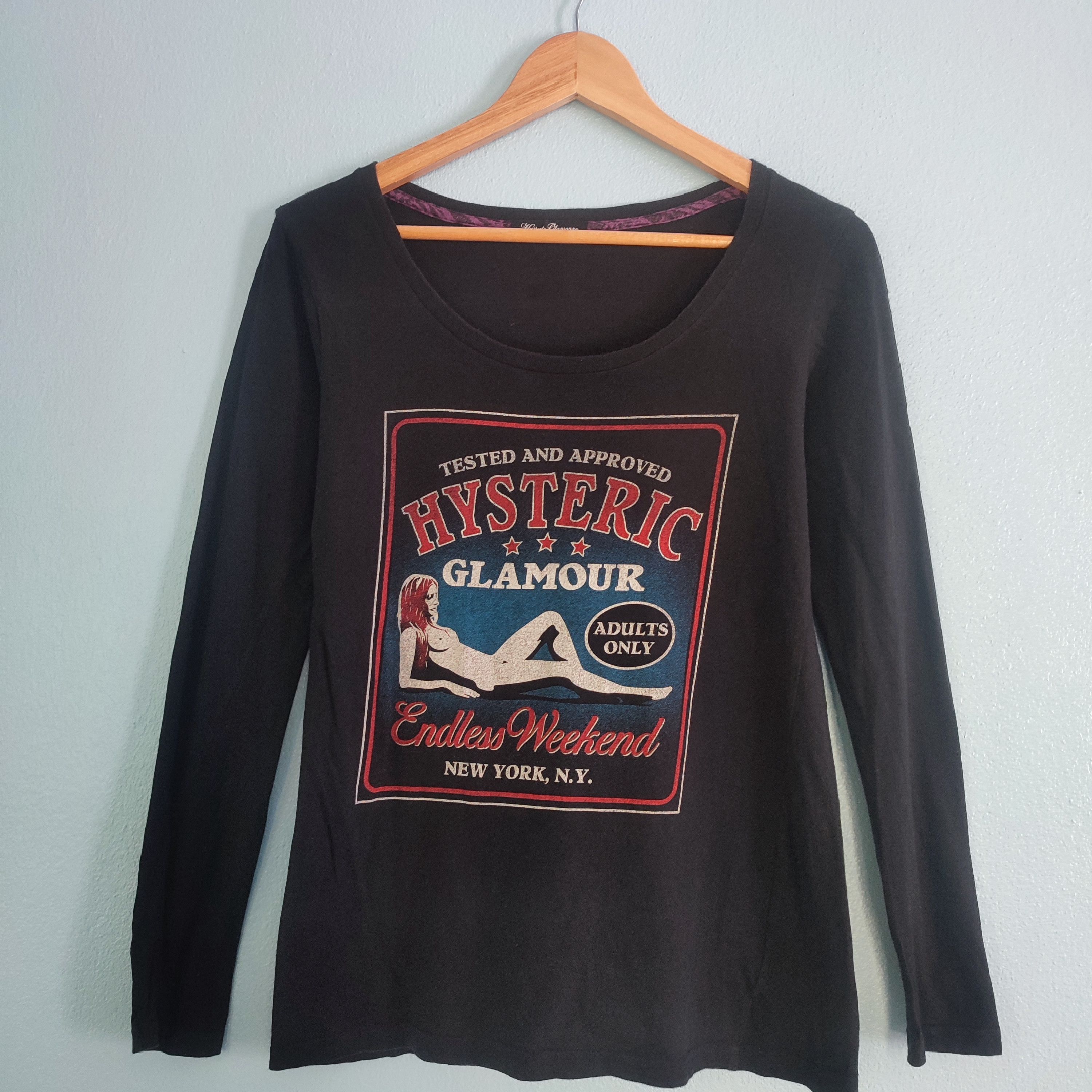Hysteric Glamour × Japanese Brand × Vintage HYSTERIC GLAMOUR Japanese Brand Tshirt Size US S / EU 44-46 / 1 - 1 Thumbnail