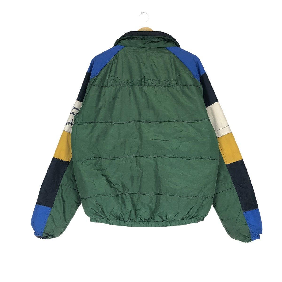 Japanese Brand Awesome Jacket Japanese Brand Desigual Multicolour Puffer Size US L / EU 52-54 / 3 - 3 Thumbnail