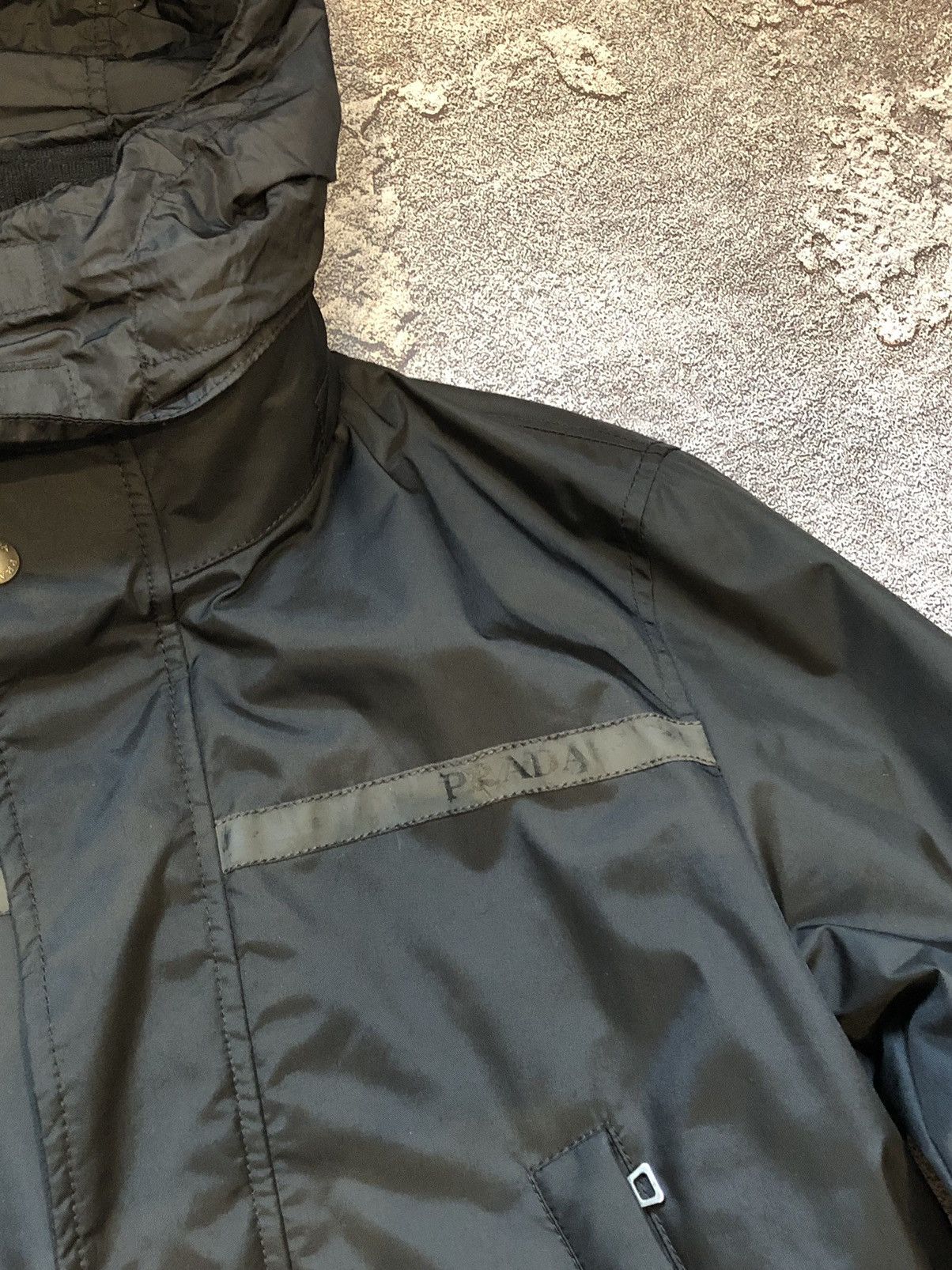 Prada Vintage Prada Water Proof Jacket With Hood B0131 Size US M / EU 48-50 / 2 - 15 Thumbnail