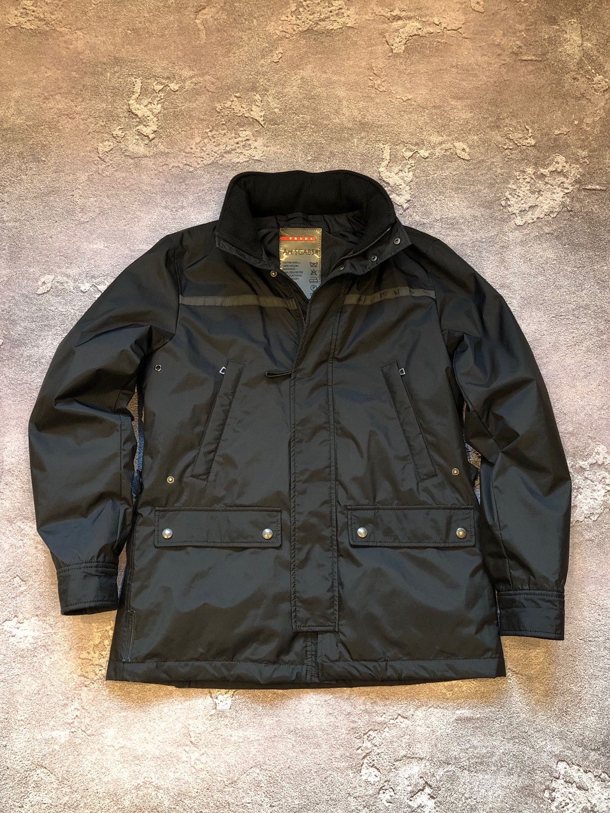 Prada Vintage Prada Water Proof Jacket With Hood B0131 Size US M / EU 48-50 / 2 - 3 Thumbnail