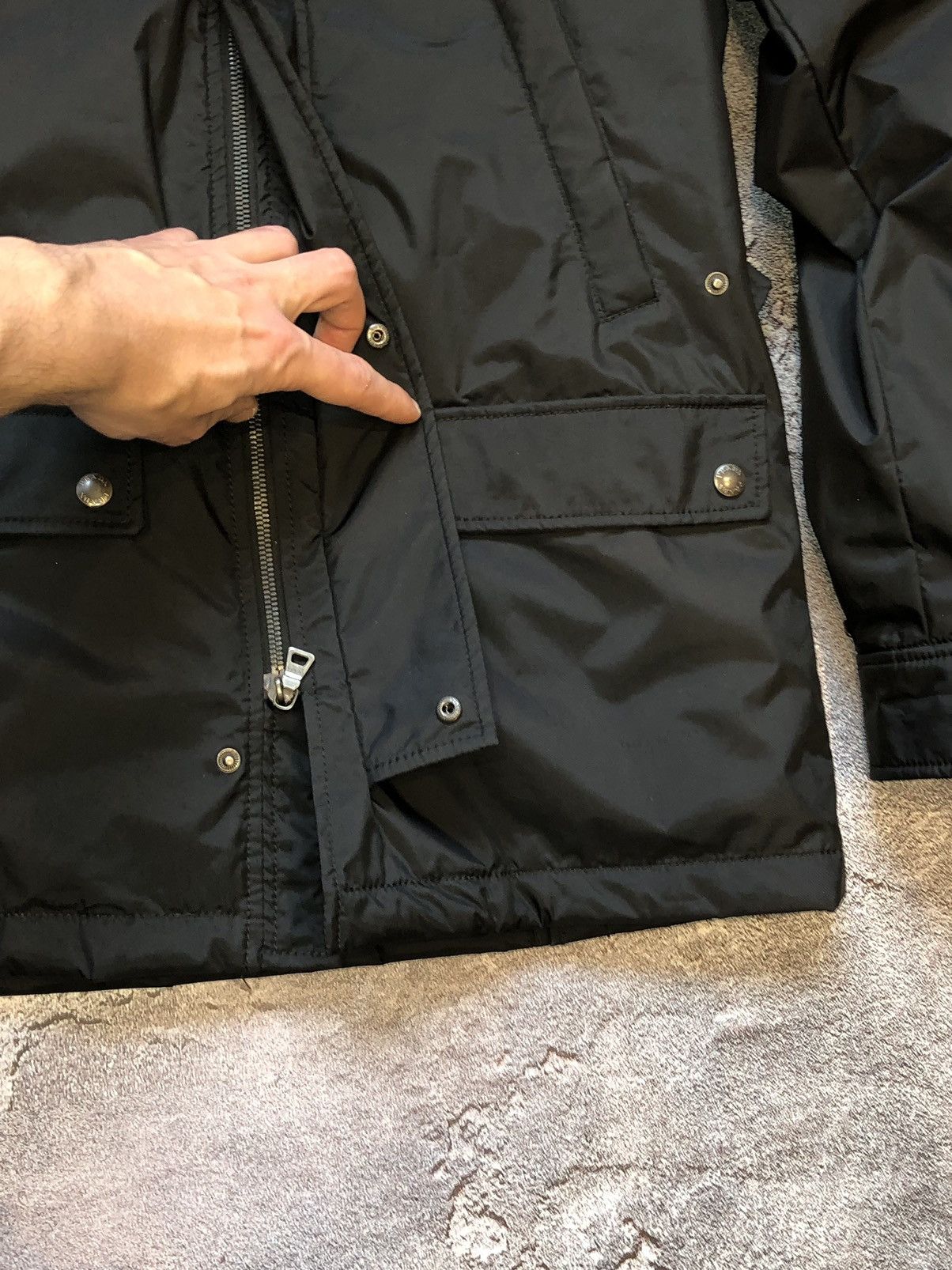 Prada Vintage Prada Water Proof Jacket With Hood B0131 Size US M / EU 48-50 / 2 - 14 Thumbnail