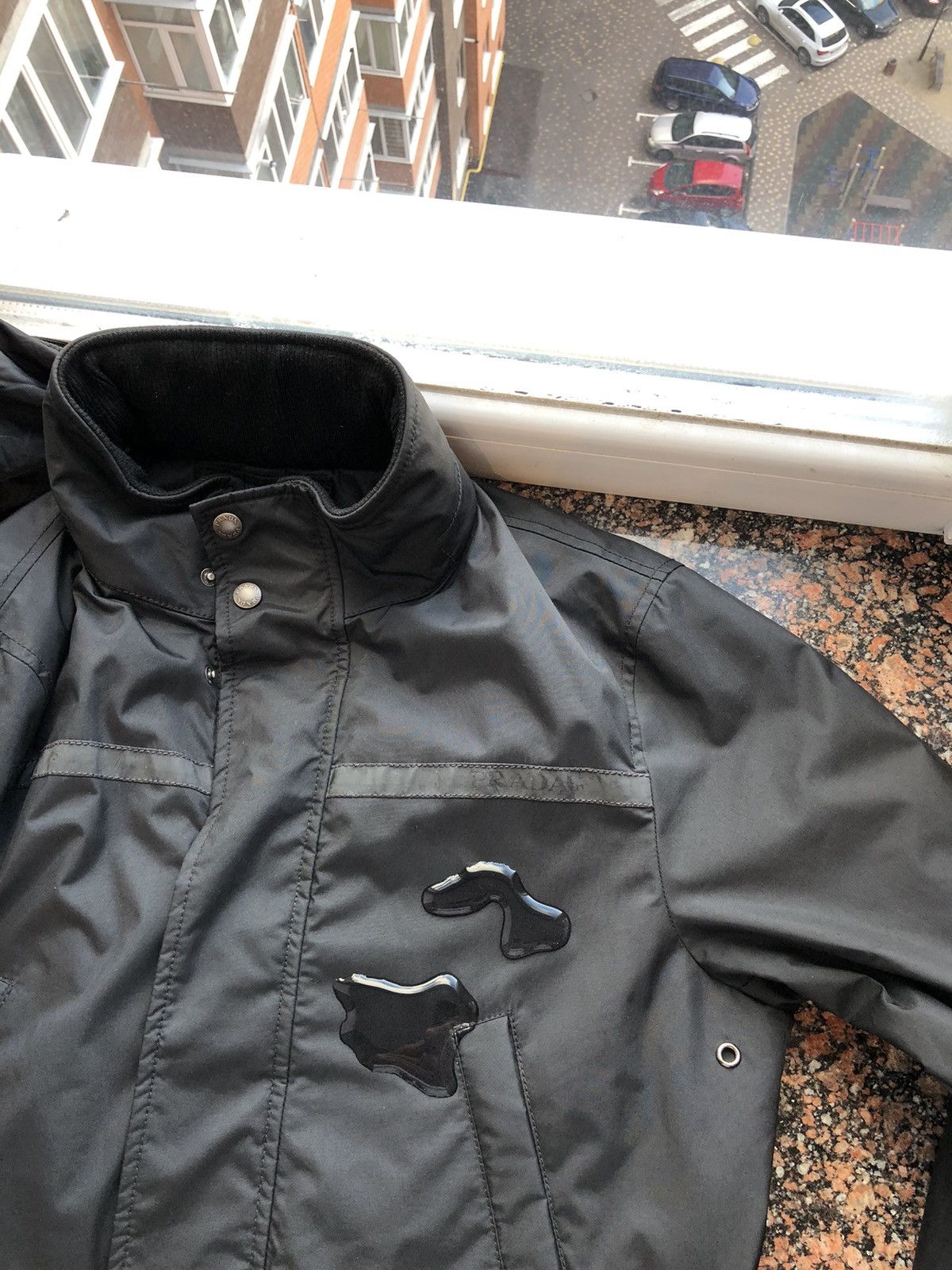 Prada Vintage Prada Water Proof Jacket With Hood B0131 Size US M / EU 48-50 / 2 - 8 Thumbnail