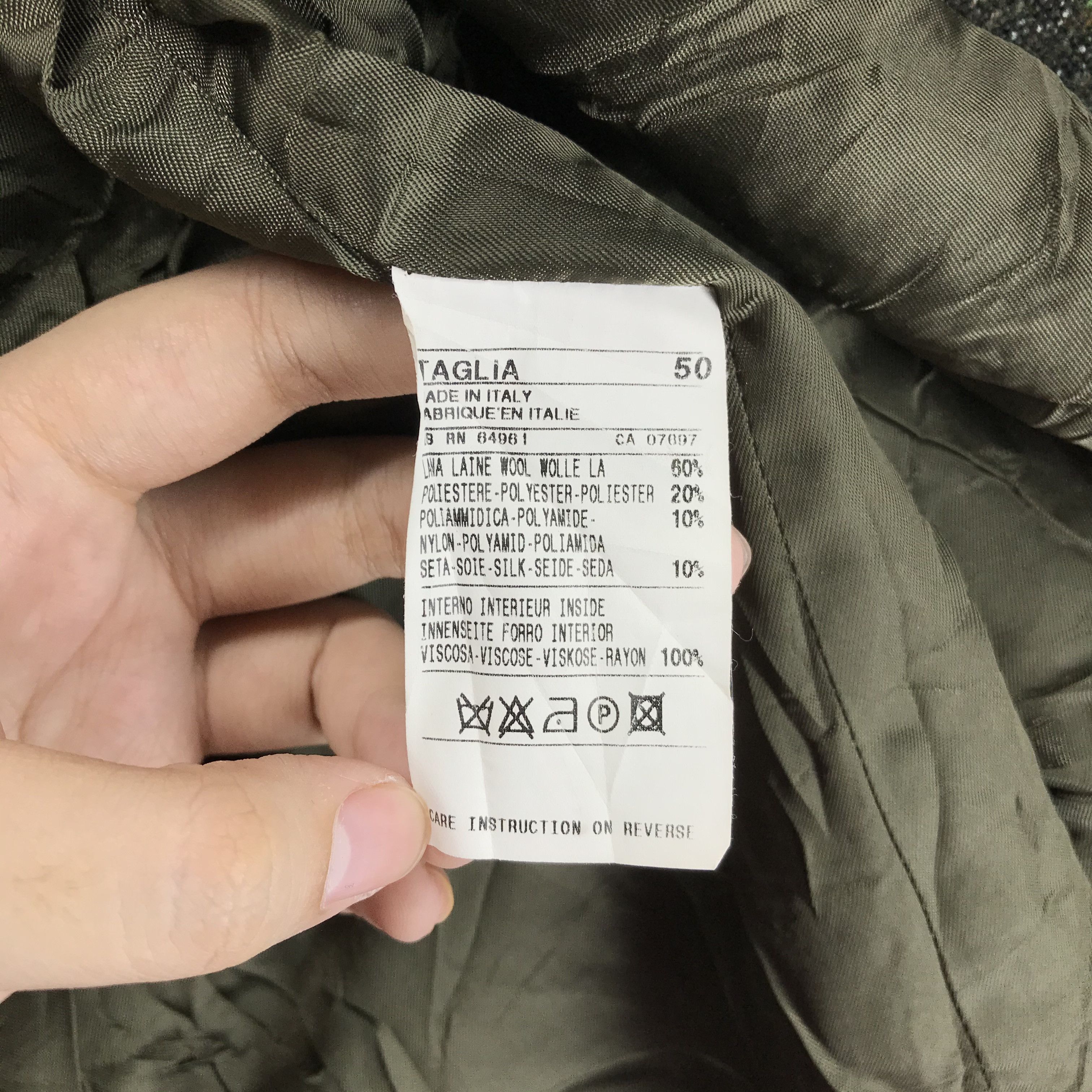 Sisley SISLEY Wool Suit Jacket / Casual Jacket #2068-77 Size US S / EU 44-46 / 1 - 6 Thumbnail