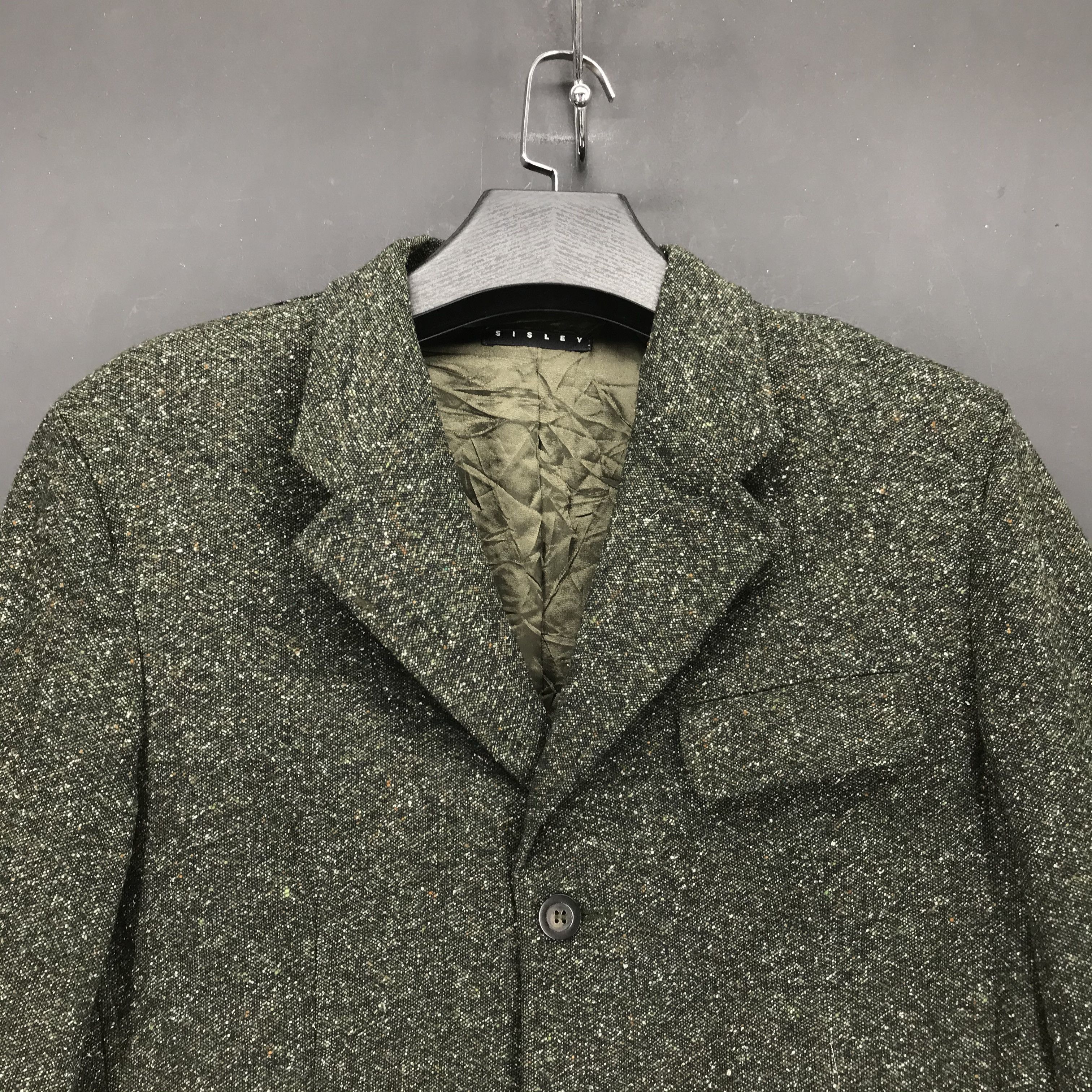 Sisley SISLEY Wool Suit Jacket / Casual Jacket #2068-77 Size US S / EU 44-46 / 1 - 2 Thumbnail