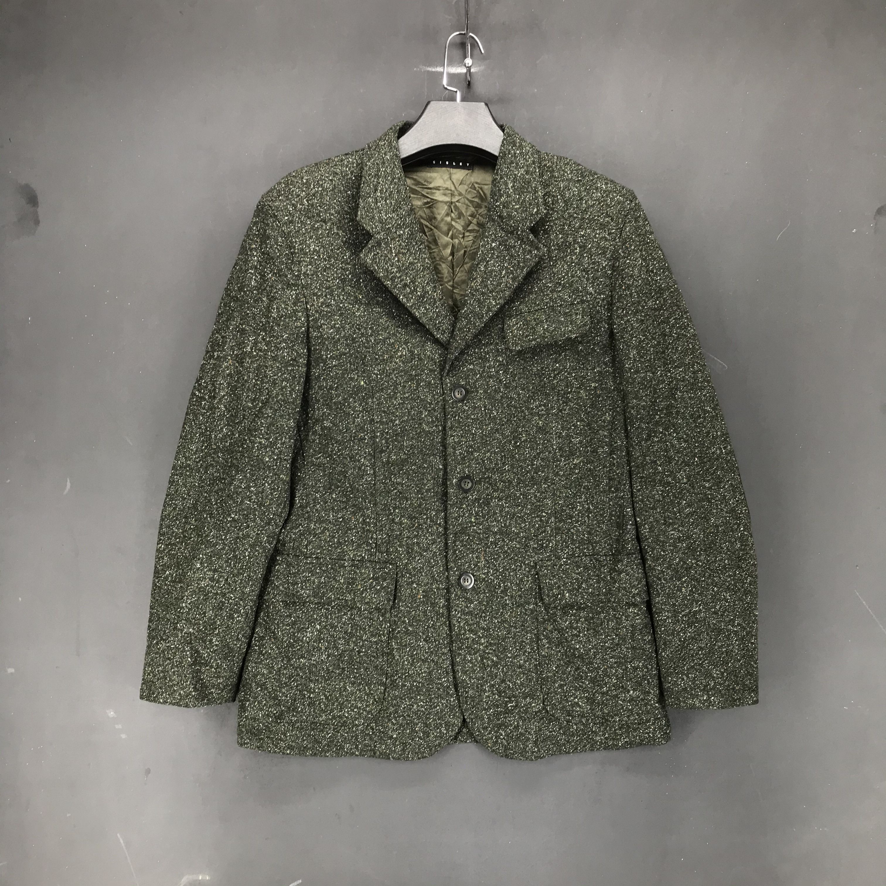 Sisley SISLEY Wool Suit Jacket / Casual Jacket #2068-77 Size US S / EU 44-46 / 1 - 1 Thumbnail
