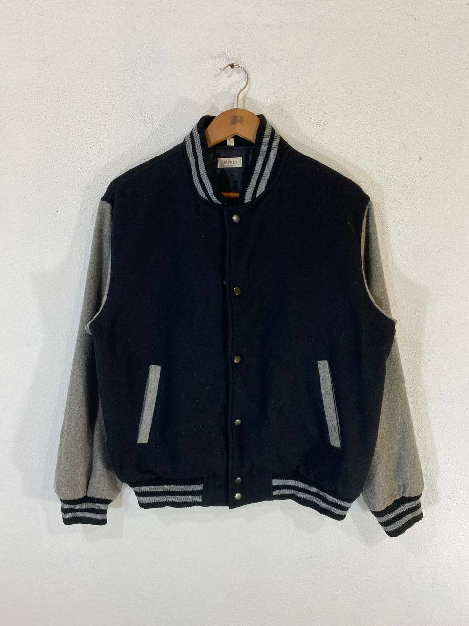 Japanese Brand Japanese Brands Wool Varsity Jacket Nice Design Size US L / EU 52-54 / 3 - 1 Thumbnail