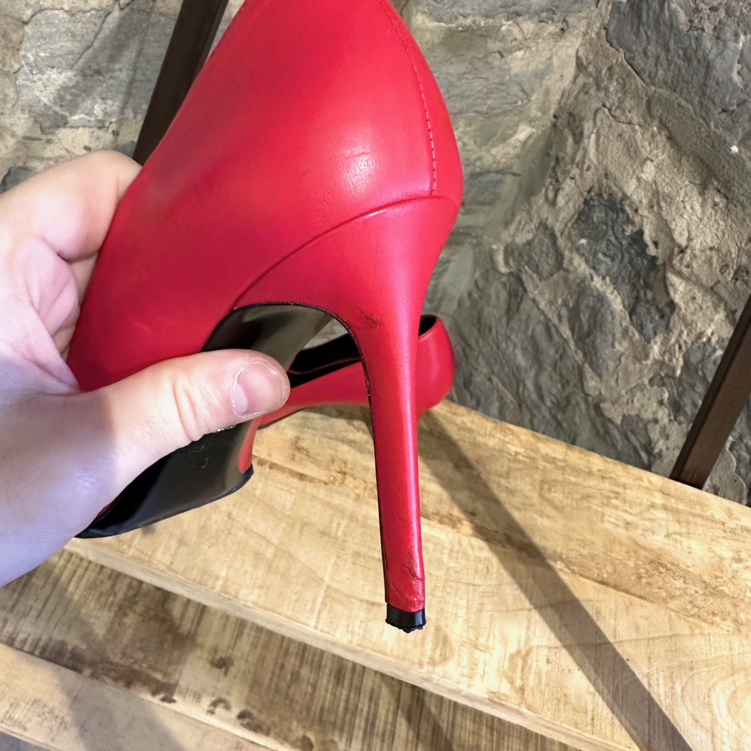 Versace Versace Red Leather Medusa Door Knocker Pumps Size US 10 / IT 40 - 10 Thumbnail